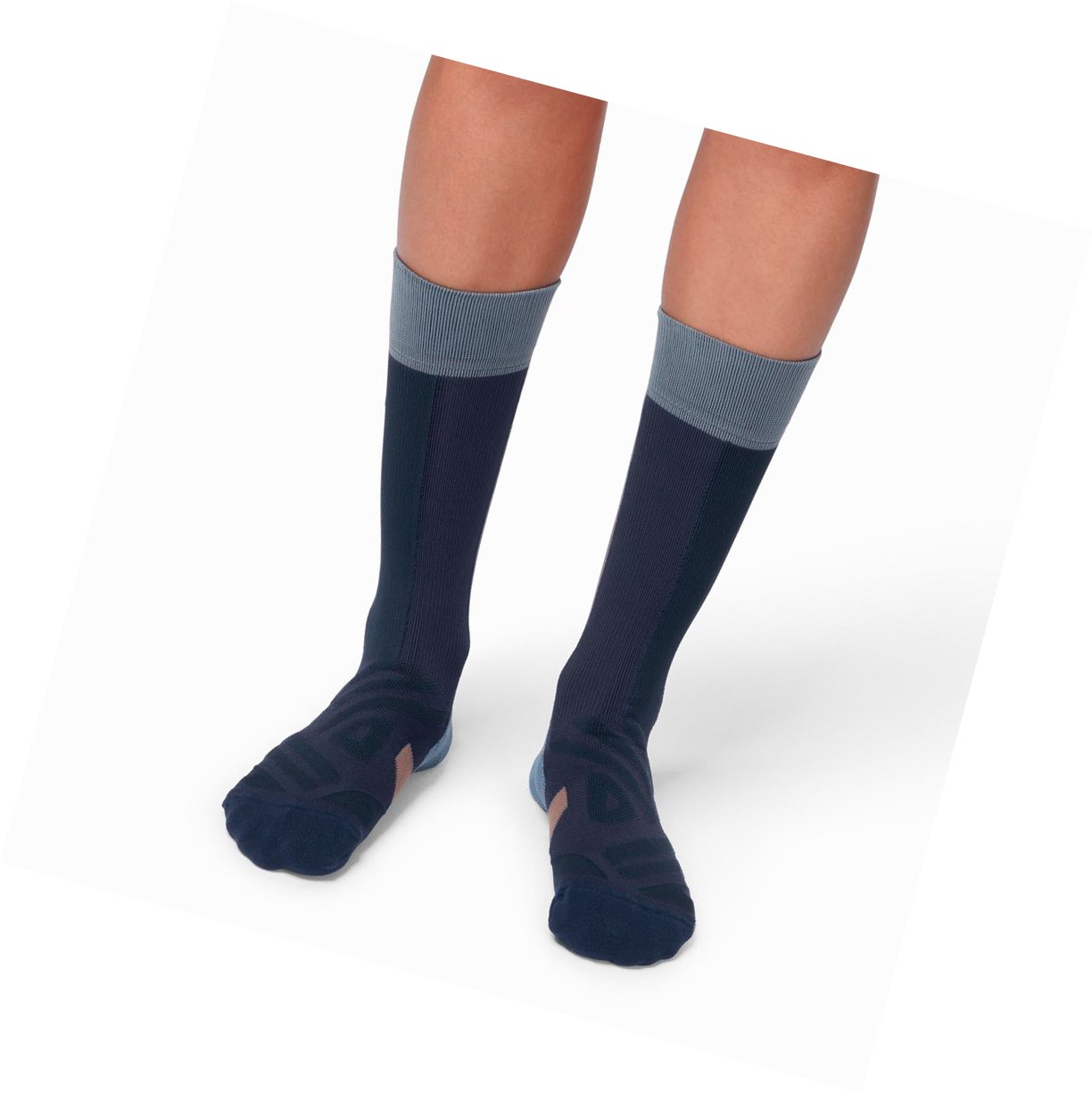 Calze Running Uomo On High Blu Marino Viola | 78LCWGSDE