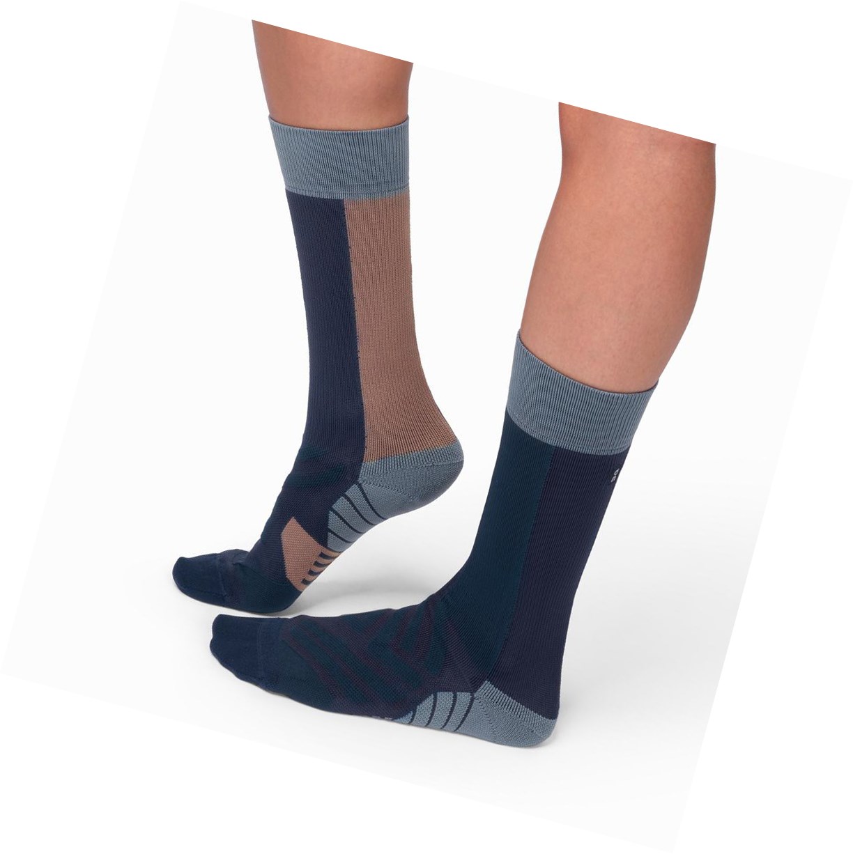 Calze Running Uomo On High Blu Marino Viola | 78LCWGSDE