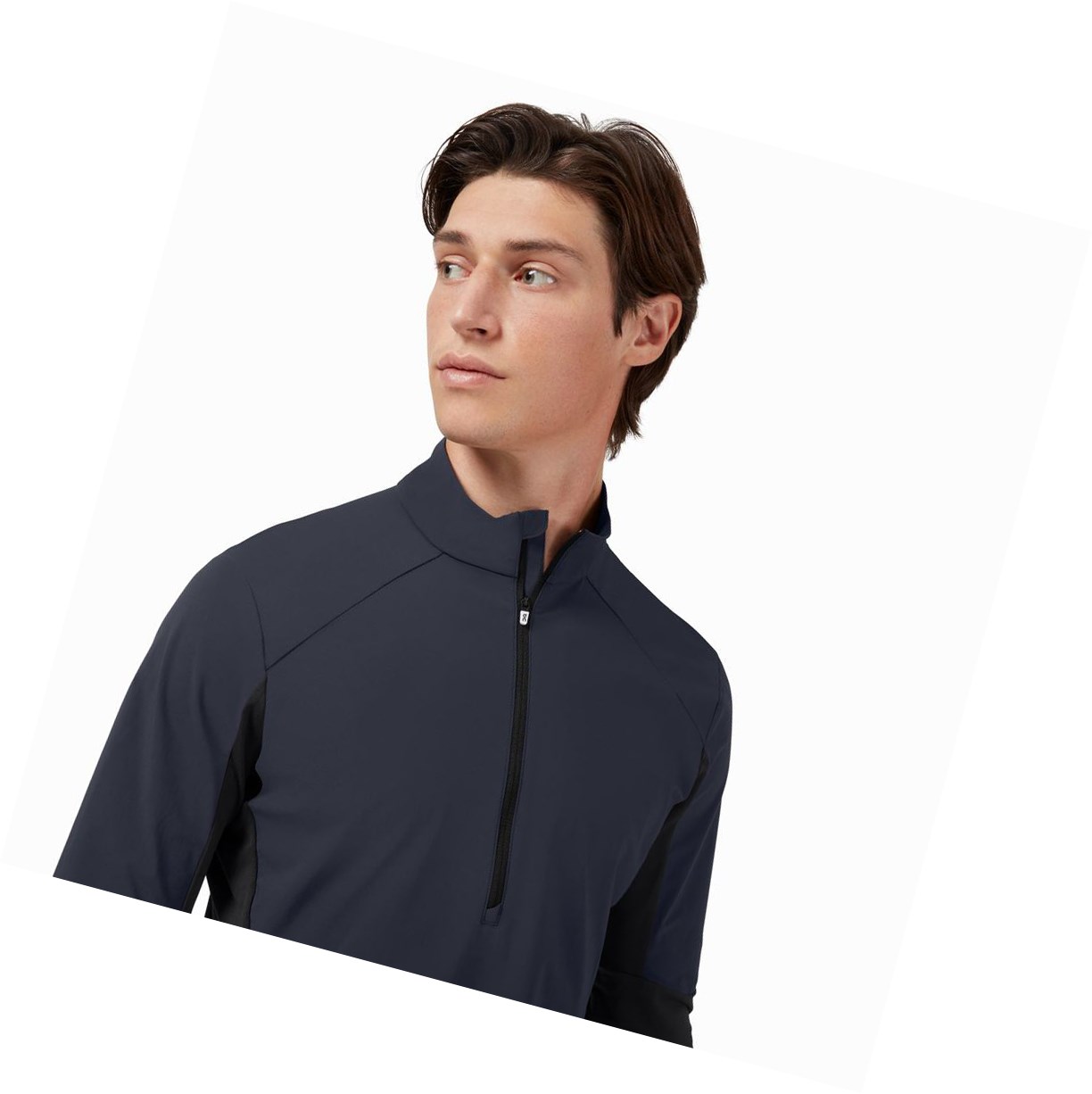 Camicie Uomo On Trail Breaker Blu Marino Nere | 87DFULHCX