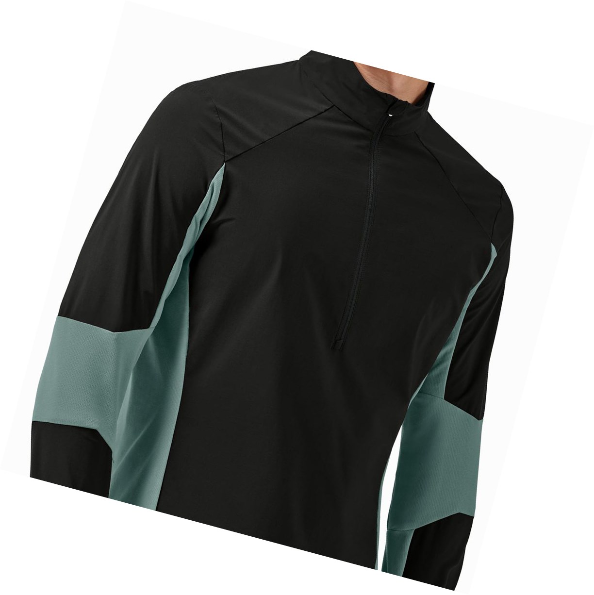 Camicie Uomo On Trail Breaker Nere Verde Oliva | 94KINWZYO