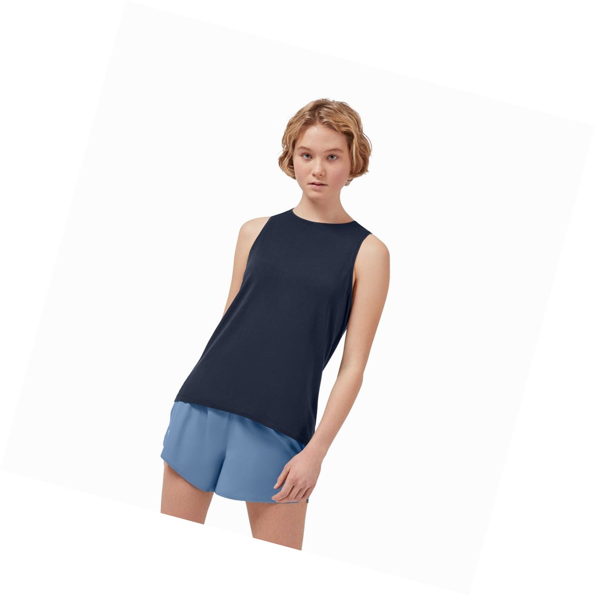 Canotta Donna On Active Blu Marino | 97OTEMIKB