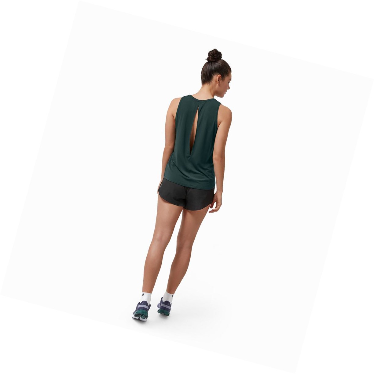 Canotta Donna On Active Verdi Scuro | 14AJQPSRL