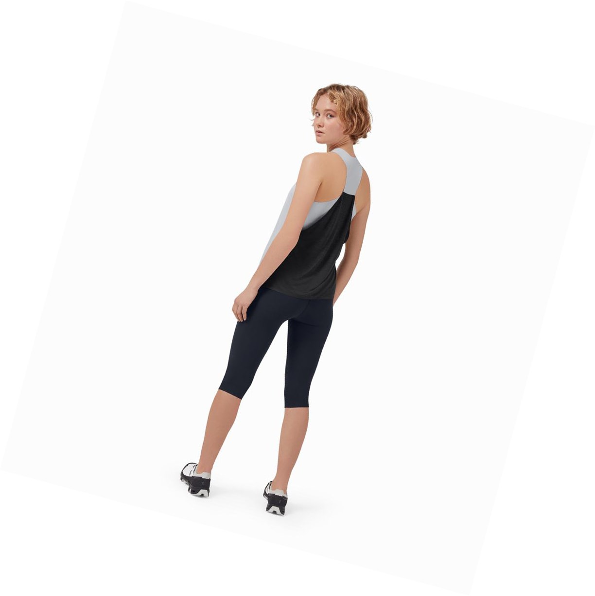 Canotta Donna On Tank-T Beige Nere | 64LHEGKFJ