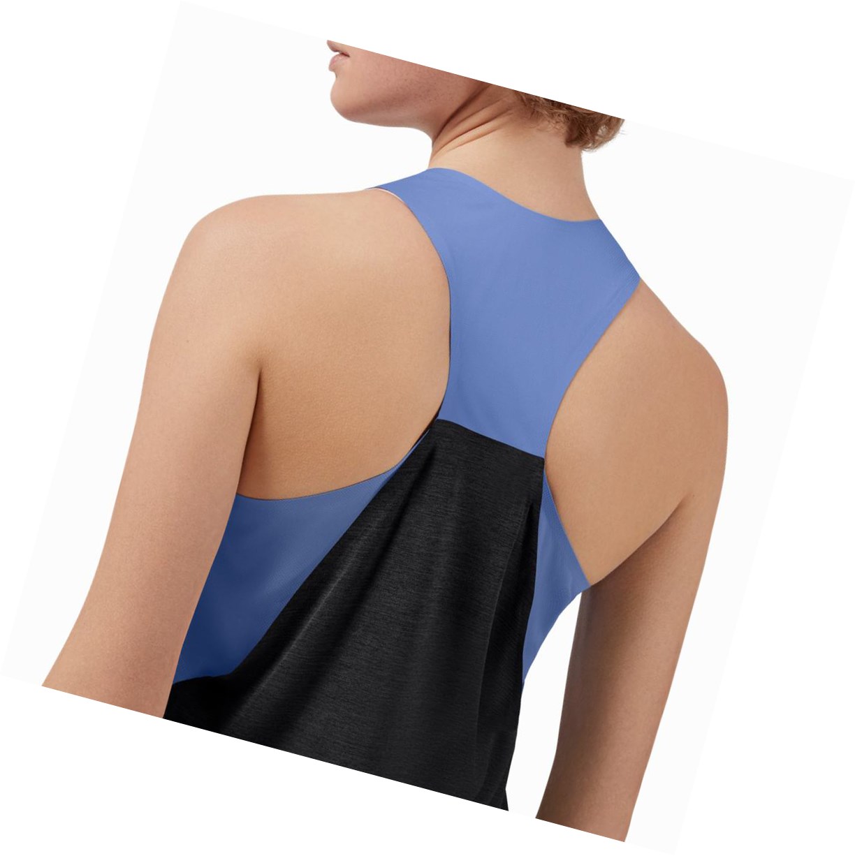 Canotta Donna On Tank-T Blu Nere | 18VOCLJMZ