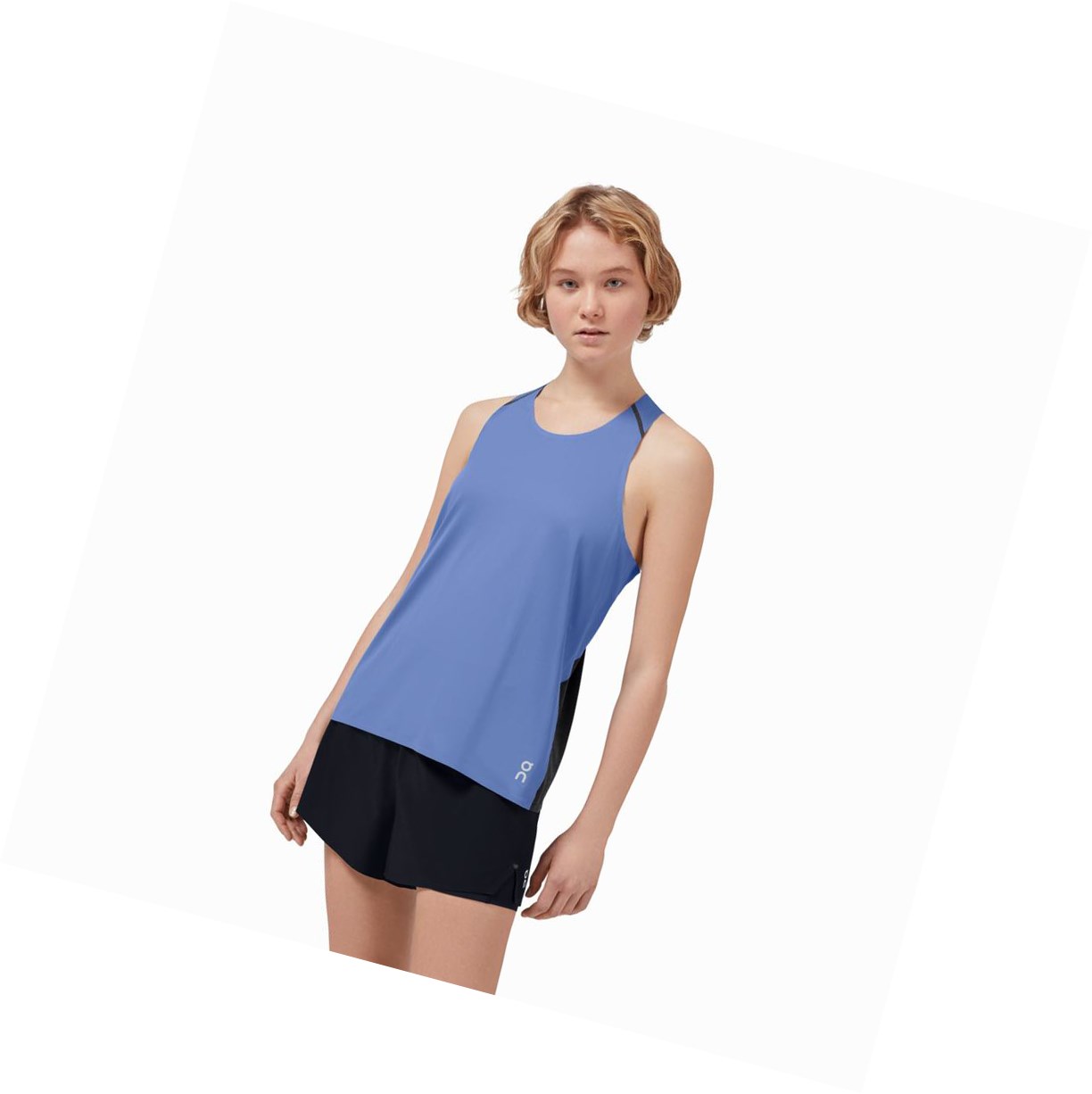 Canotta Donna On Tank-T Blu Nere | 18VOCLJMZ