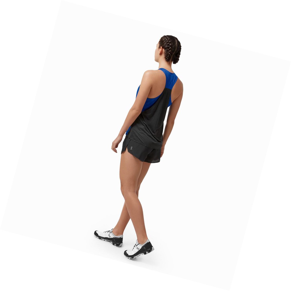 Canotta Donna On Tank-T Indaco Nere | 73GLDVYWP