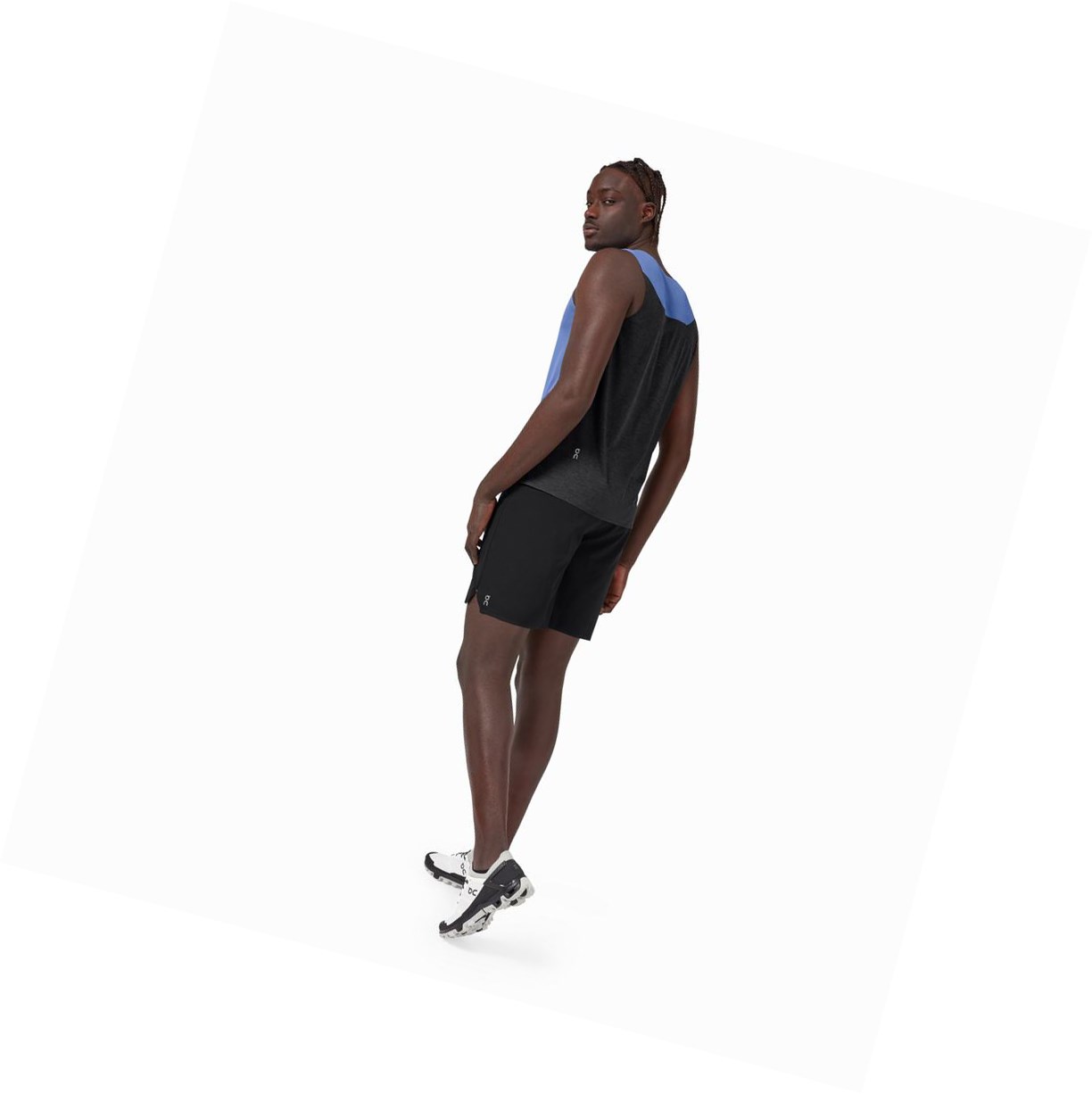 Canotta Uomo On Tank-T Blu Reale Nere | 26IXTFCQJ
