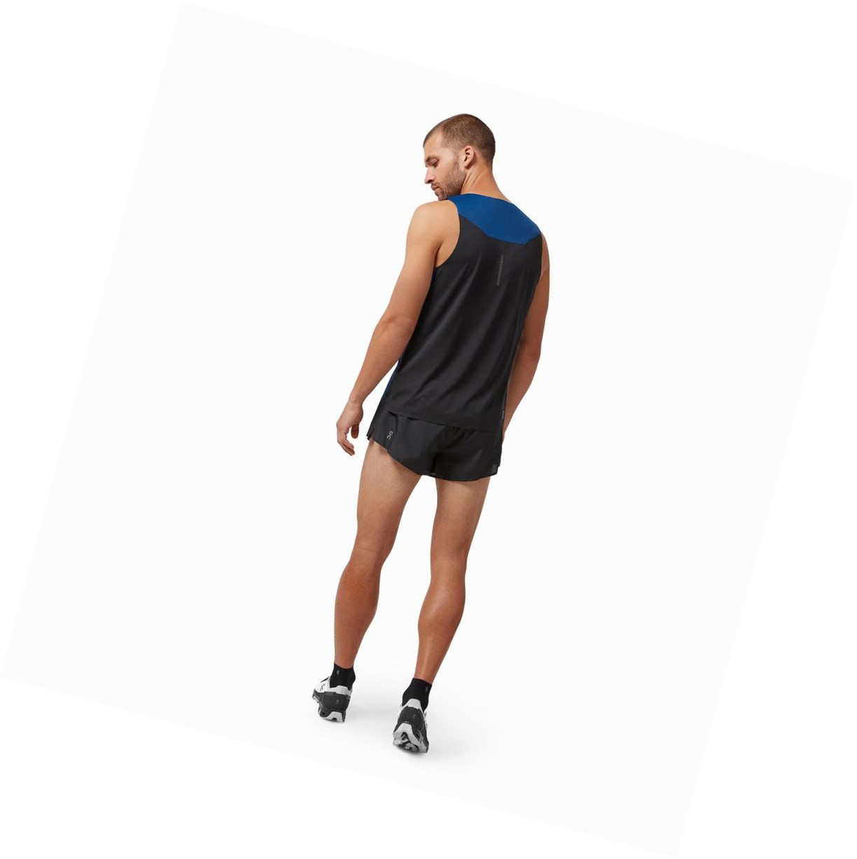 Canotta Uomo On Tank-T Indaco Nere | 63SIDVLNF