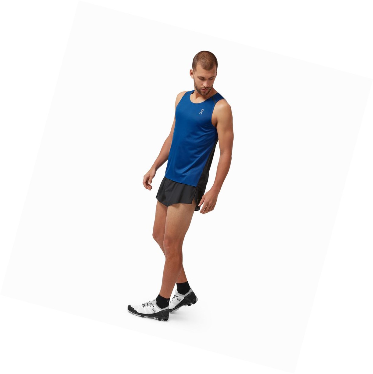 Canotta Uomo On Tank-T Indaco Nere | 63SIDVLNF