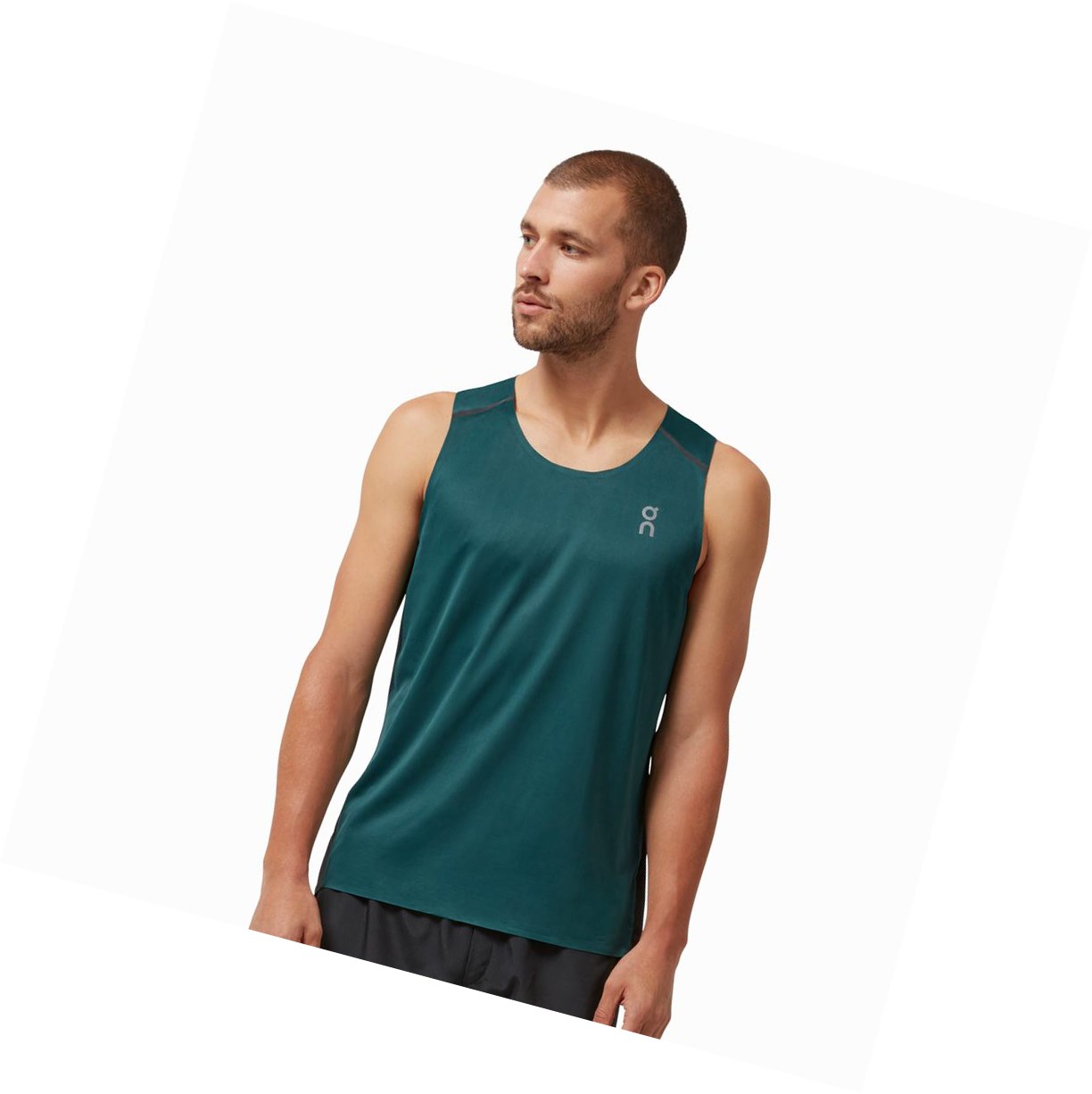 Canotta Uomo On Tank-T Verdi Nere | 71GLHXPRI