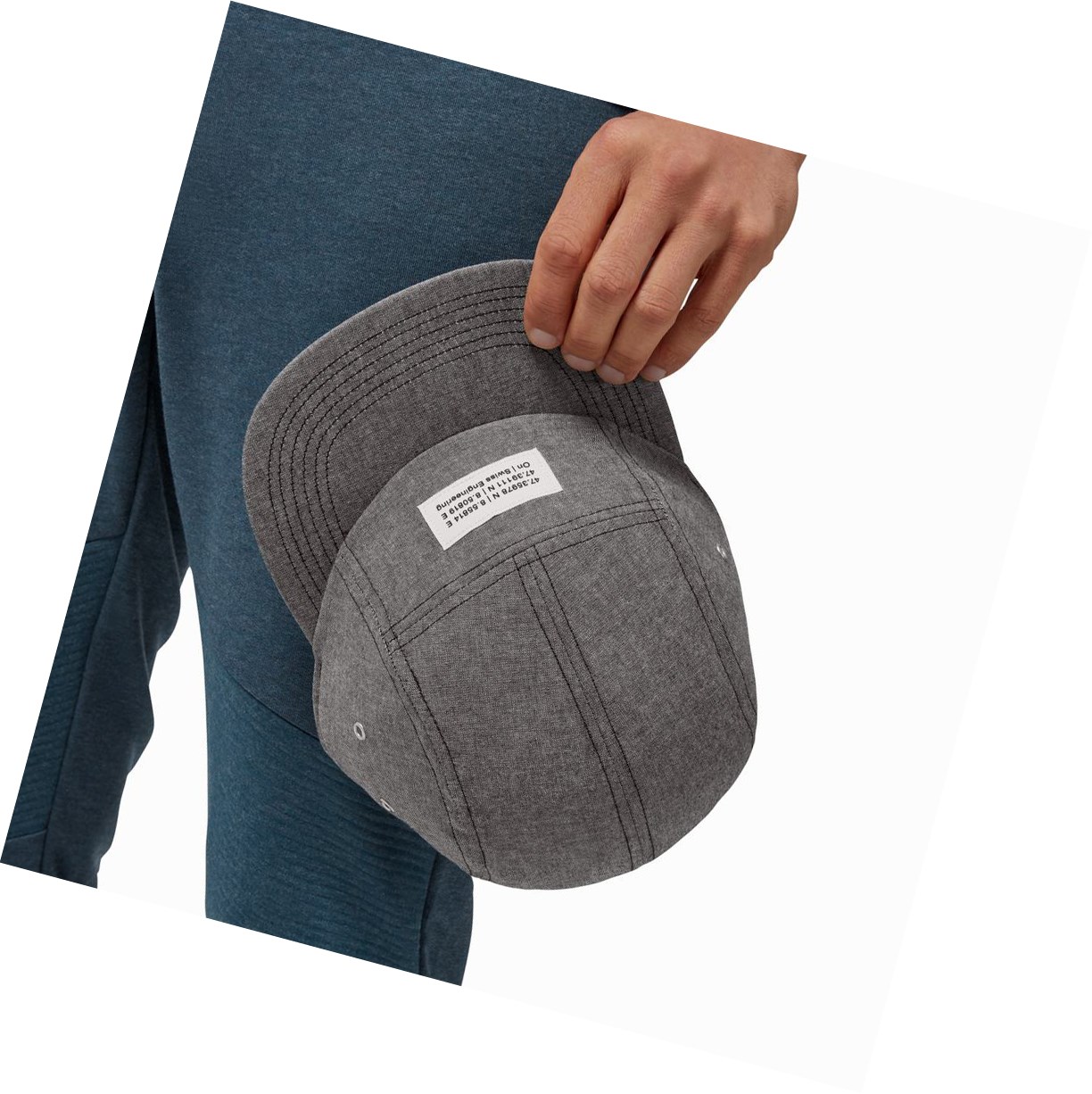 Cappelli Donna On 5 Panel Grigie | 93WMLKDTF