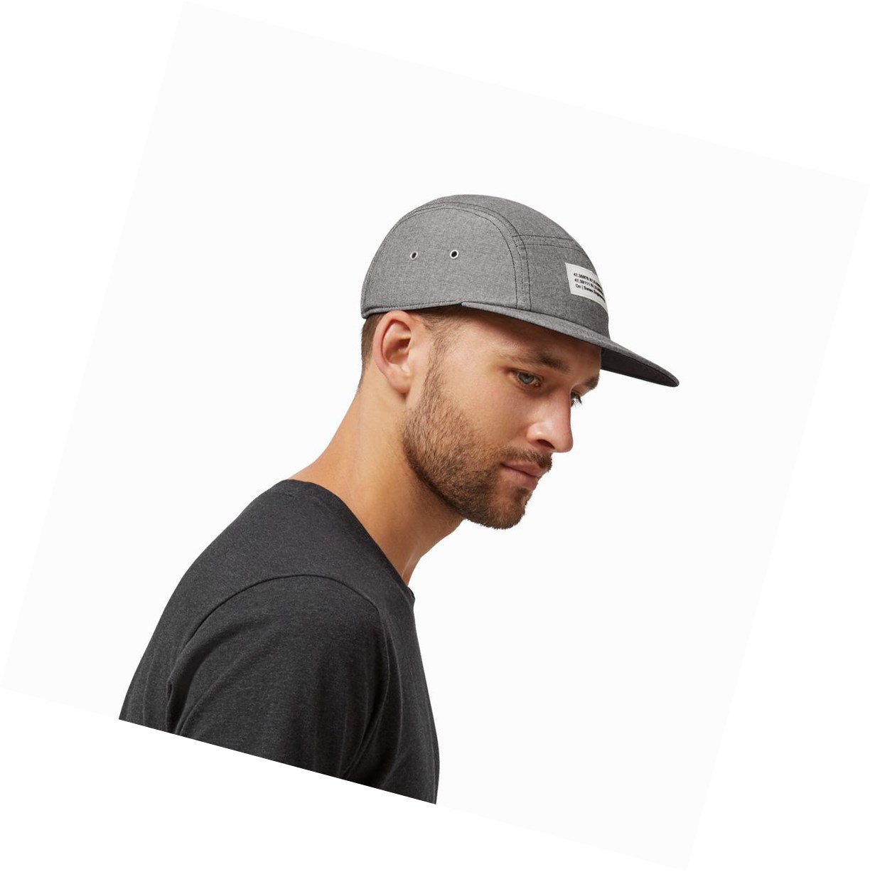 Cappelli Uomo On 5 Panel Grigie | 07IWCLGMR