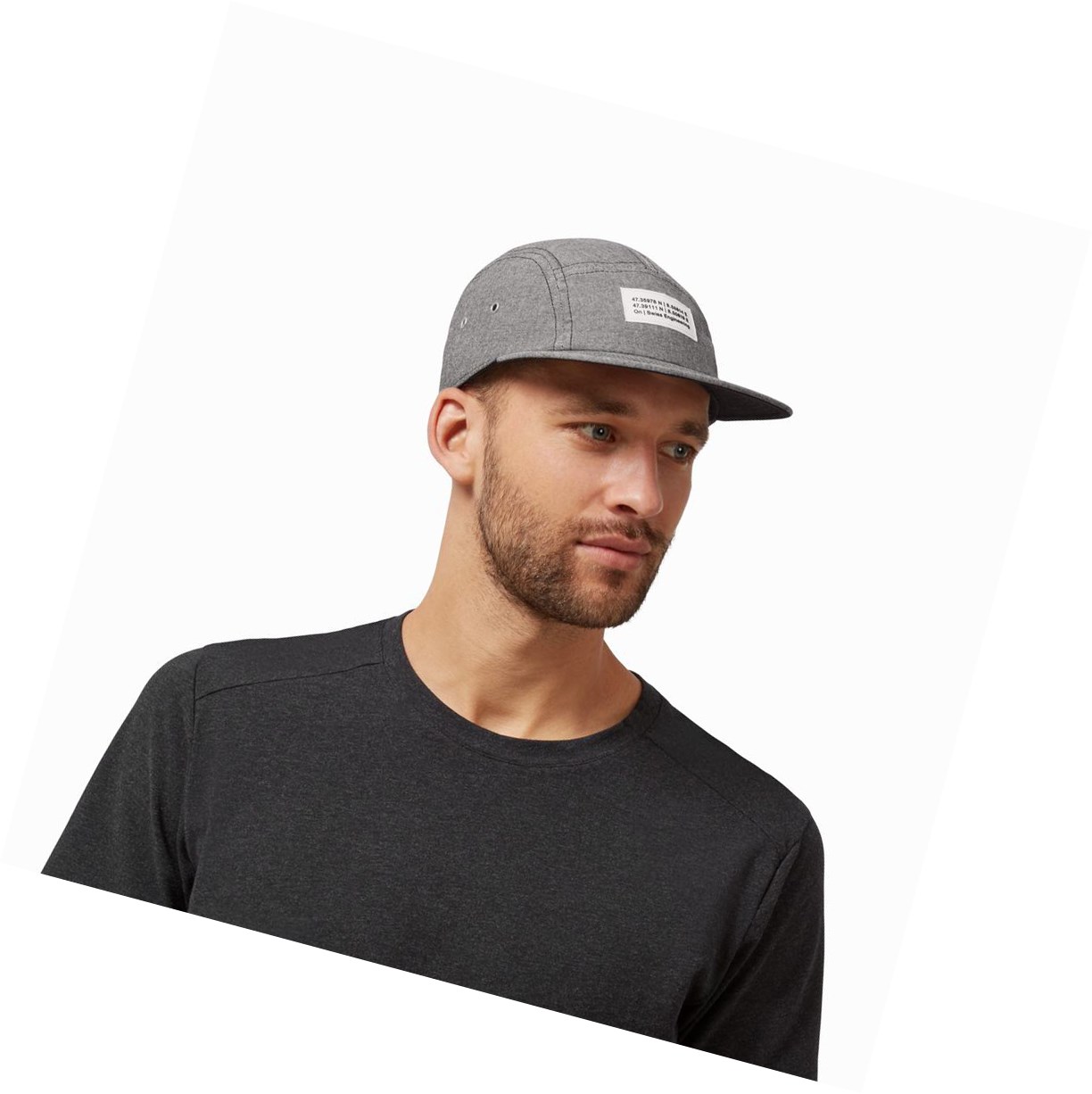 Cappelli Uomo On 5 Panel Grigie | 07IWCLGMR