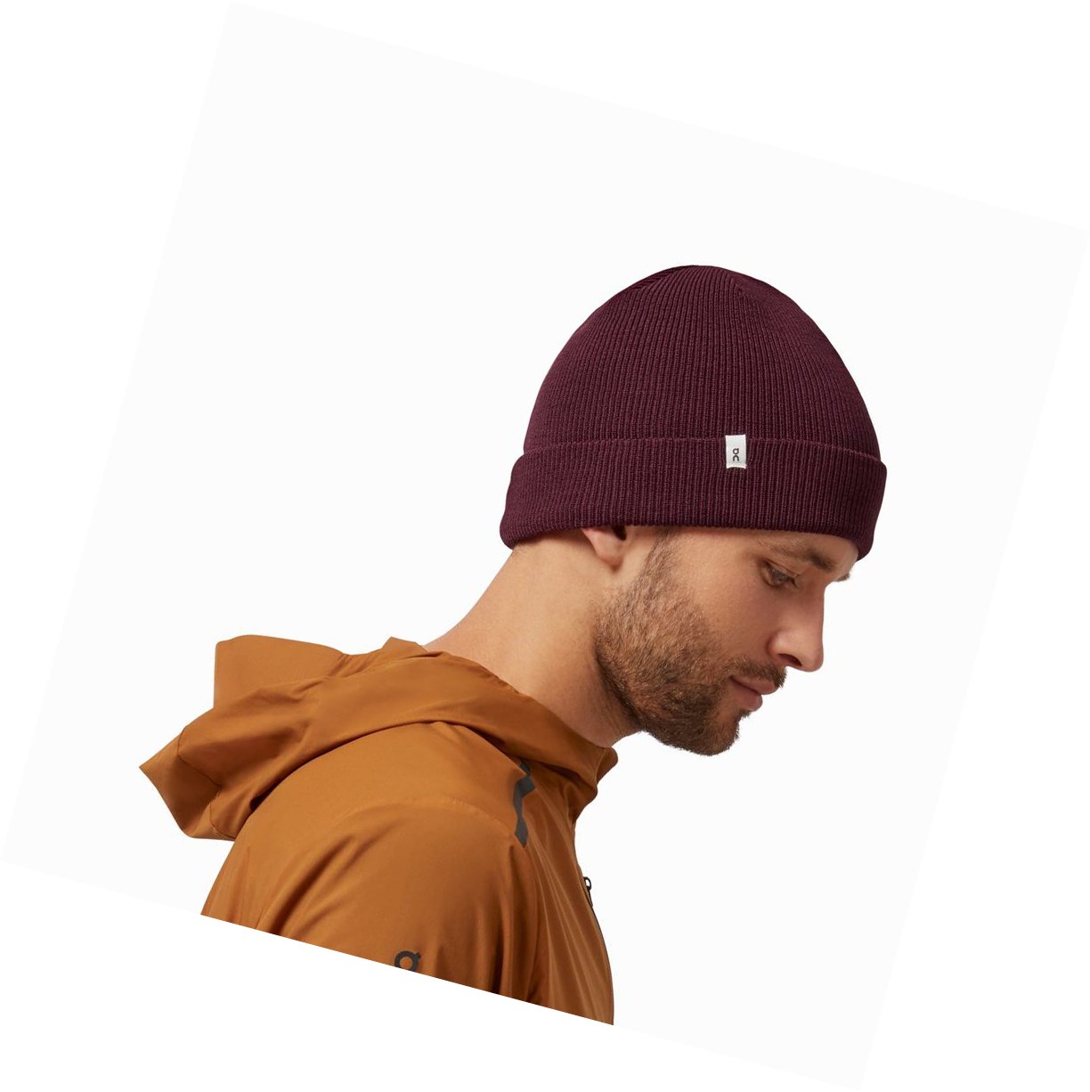 Cappelli Uomo On Merino Beanie Rosse | 14ALQYOWM