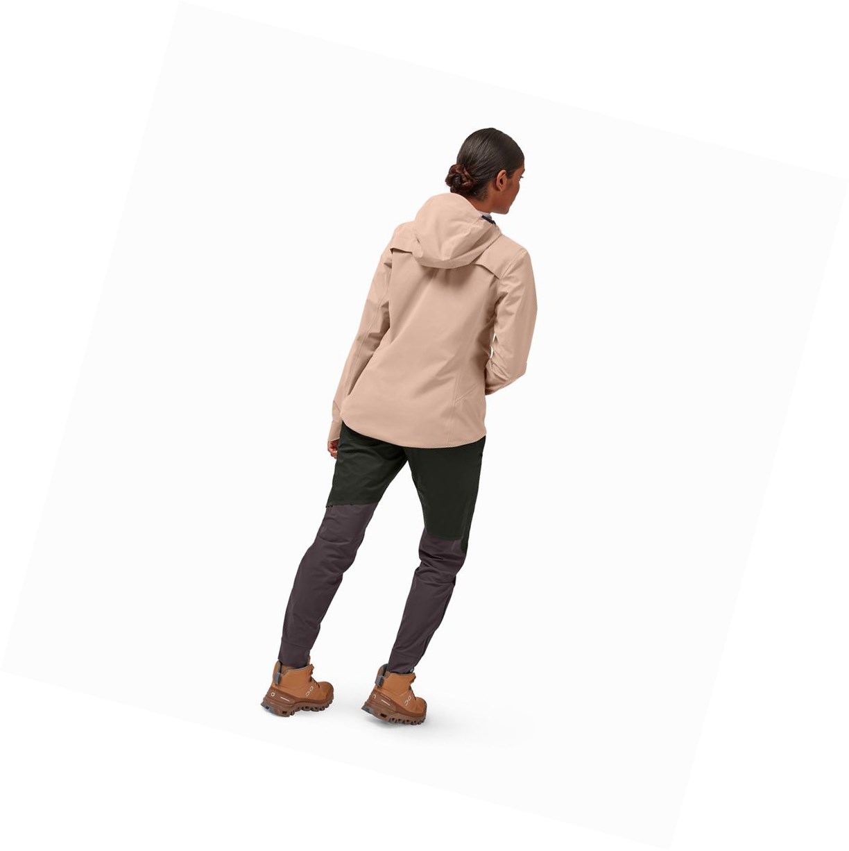 Giacca Donna On Impermeabili Anorak Marroni Rosa | 60TJRZYGU