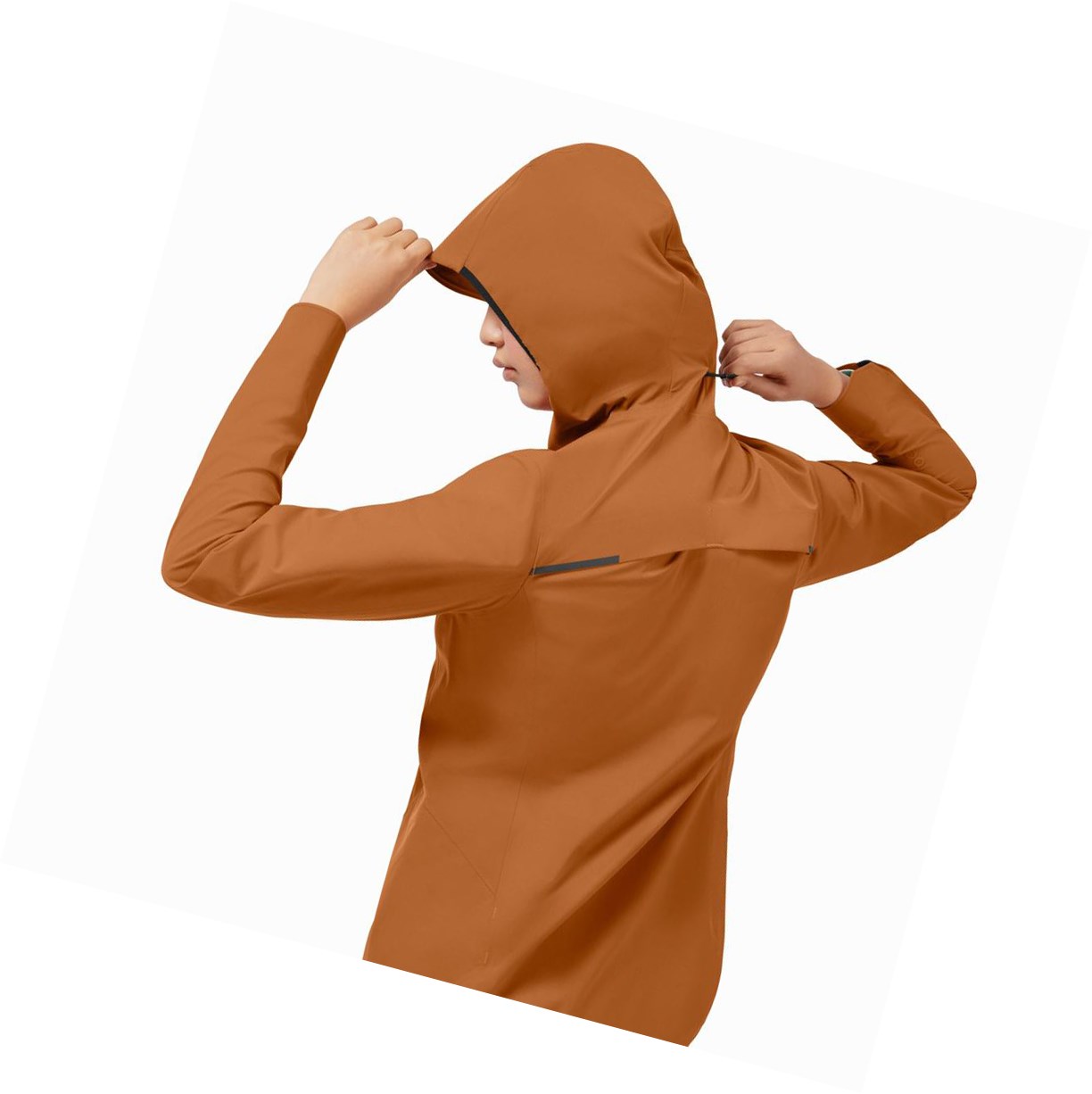 Giacca Donna On Impermeabili Anorak Marroni | 74LUQHTJP