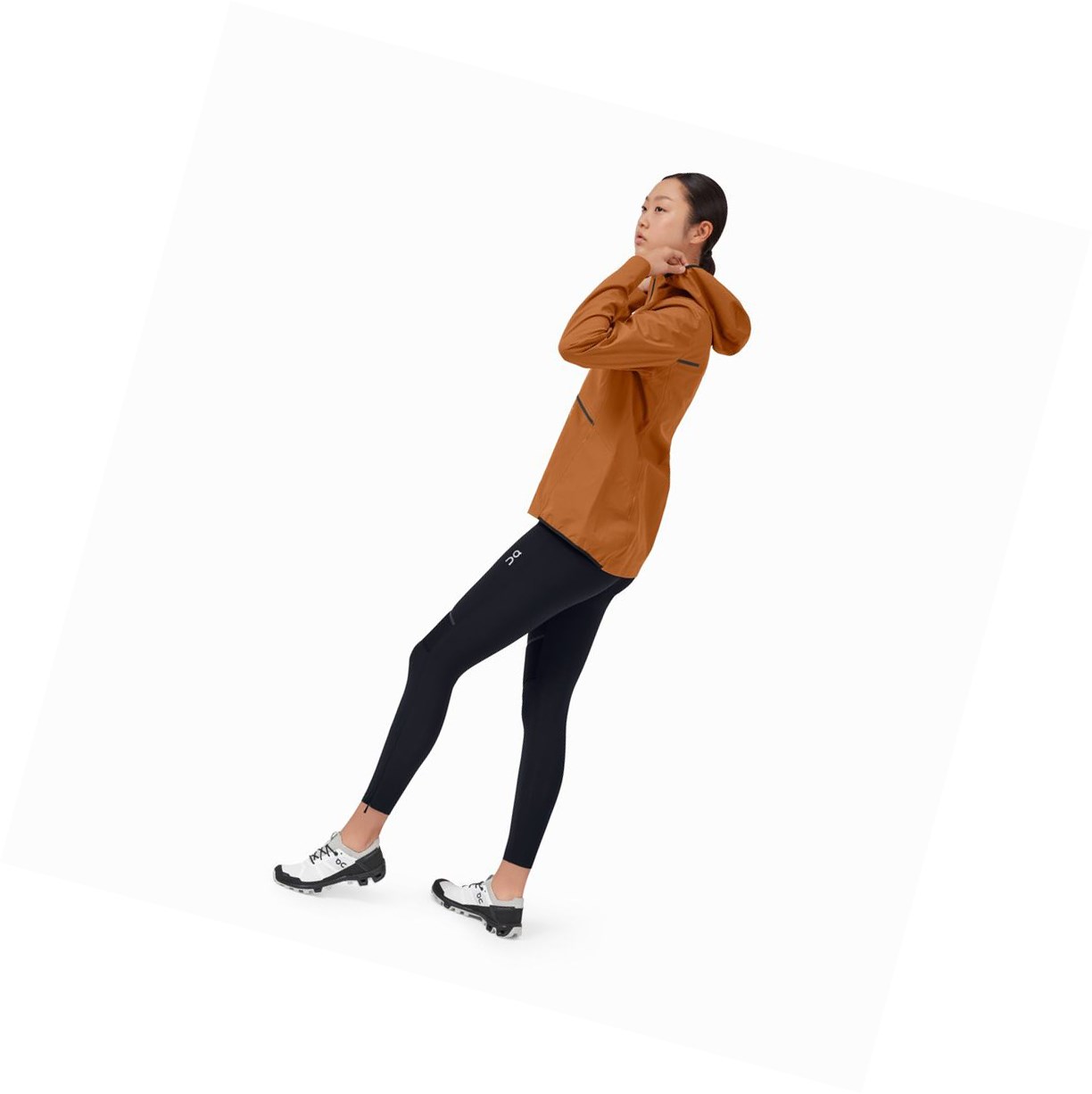 Giacca Donna On Impermeabili Anorak Marroni | 74LUQHTJP