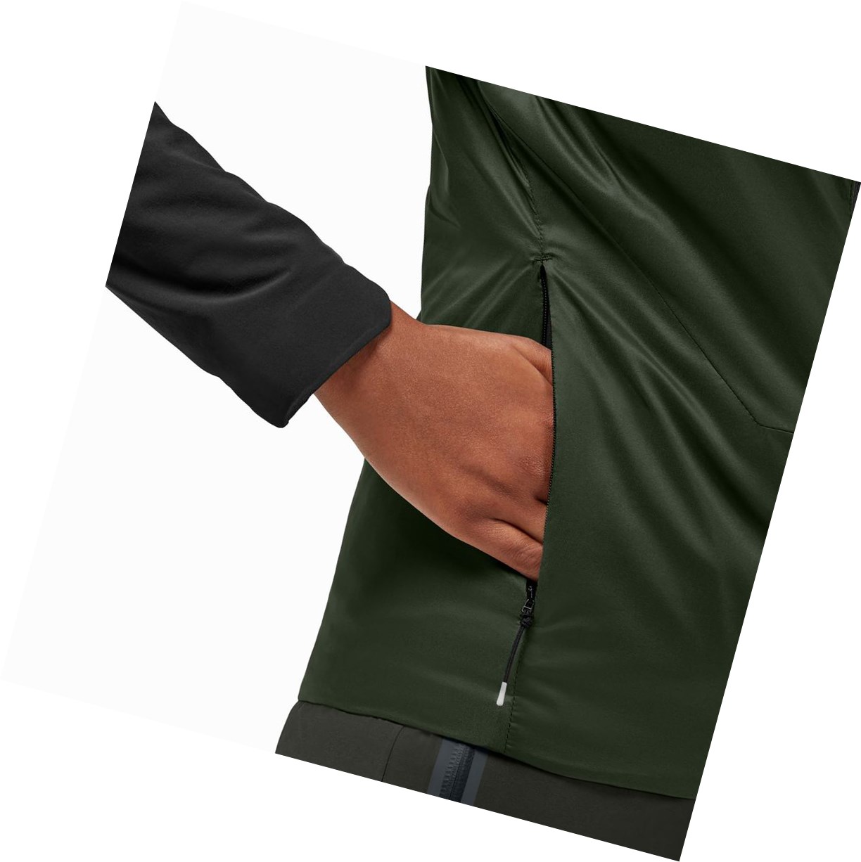 Giacca Donna On Insulator Verdi Scuro Nere | 36FOQEIZN