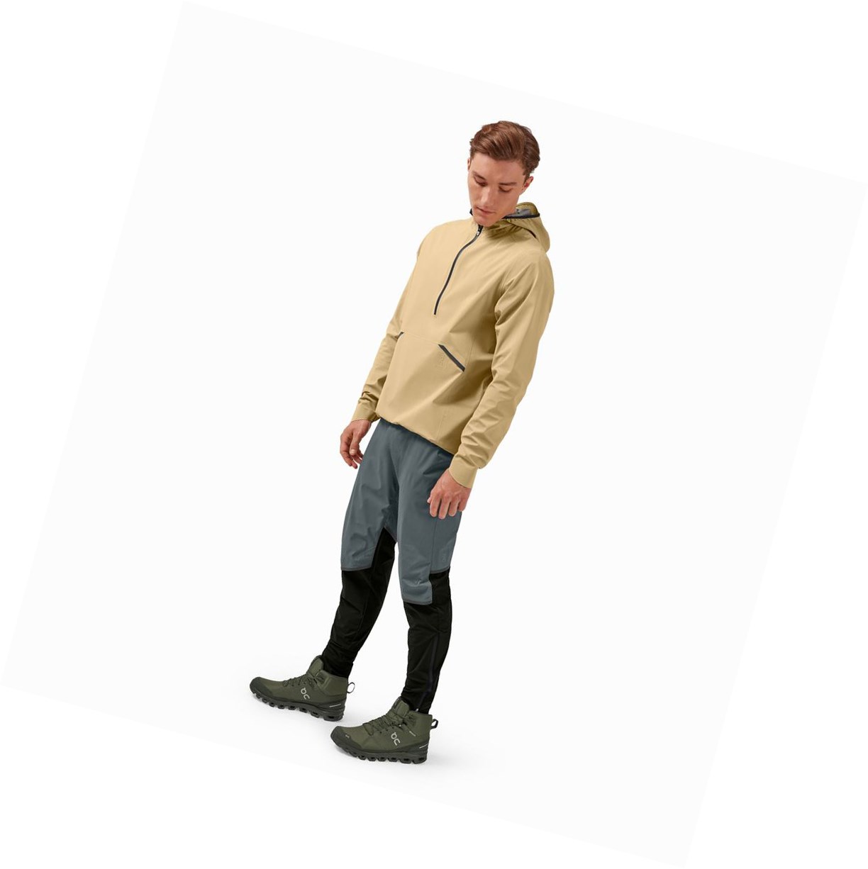 Giacca Uomo On Impermeabili Anorak Marroni | 16EOBZUSK