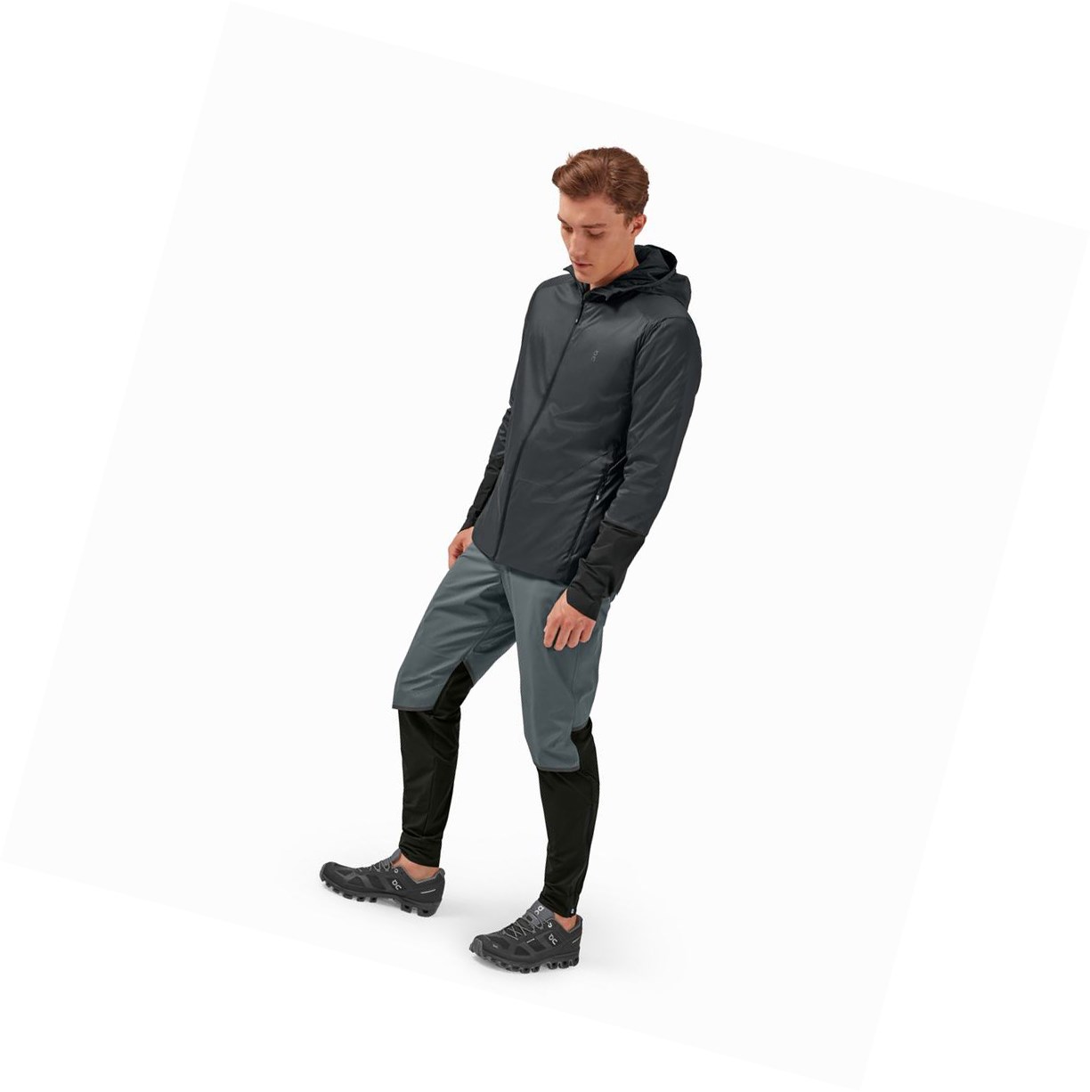 Giacca Uomo On Insulator Grigie Nere | 02XGUCRHZ