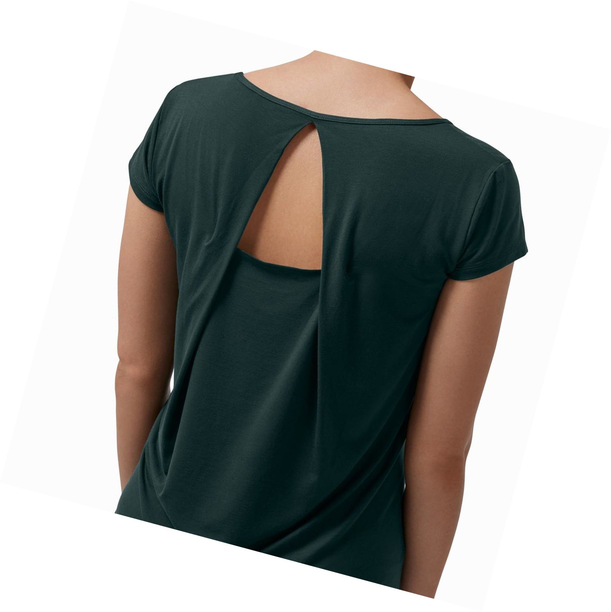 Magliette Donna On Active-T Breathe Verdi Scuro | 98MQDJVLB