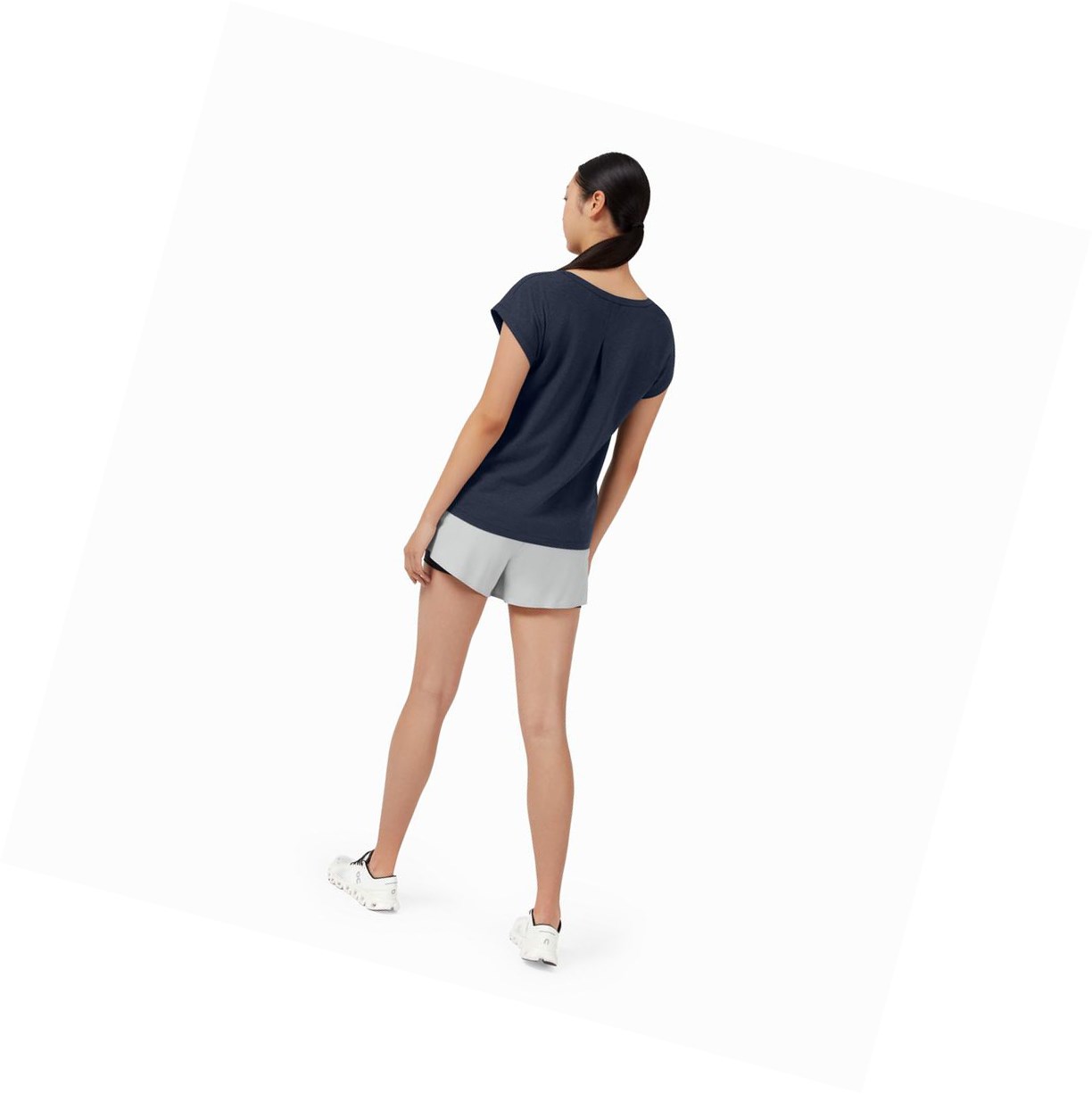 Magliette Donna On On-T Blu Marino | 39KHFPLXM