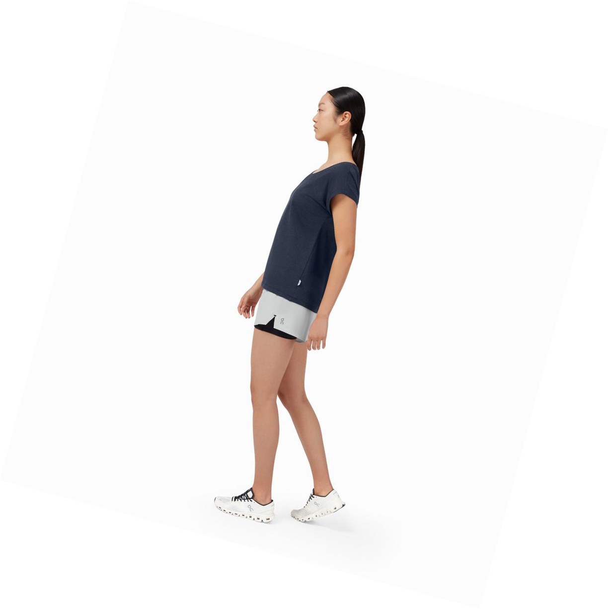 Magliette Donna On On-T Blu Marino | 39KHFPLXM