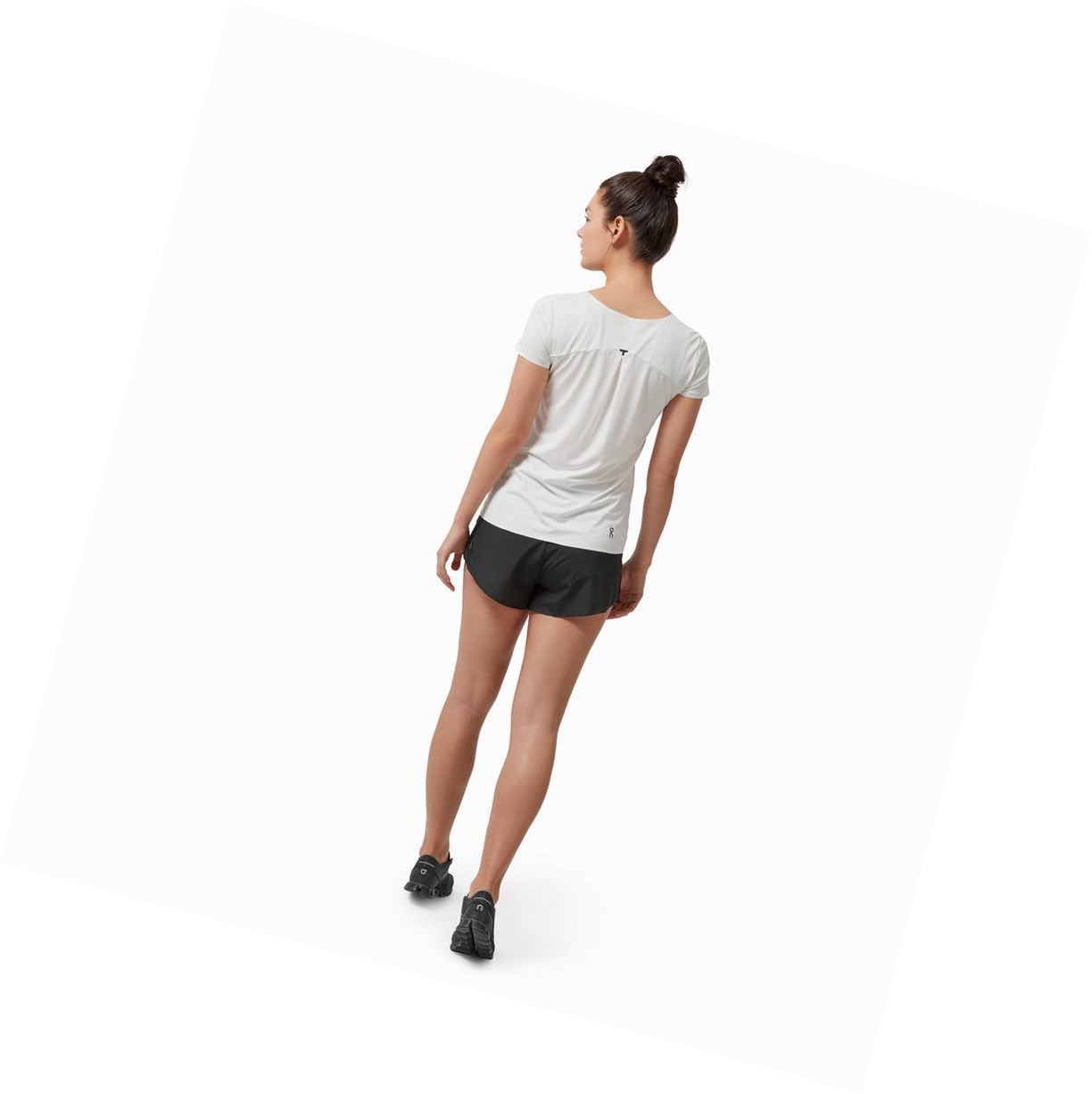 Magliette Donna On Performance Long-T Beige Bianche | 23OZLVYMX