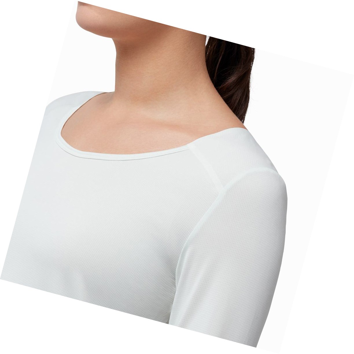 Magliette Donna On Performance Long-T Bianche | 79DAYSGZH