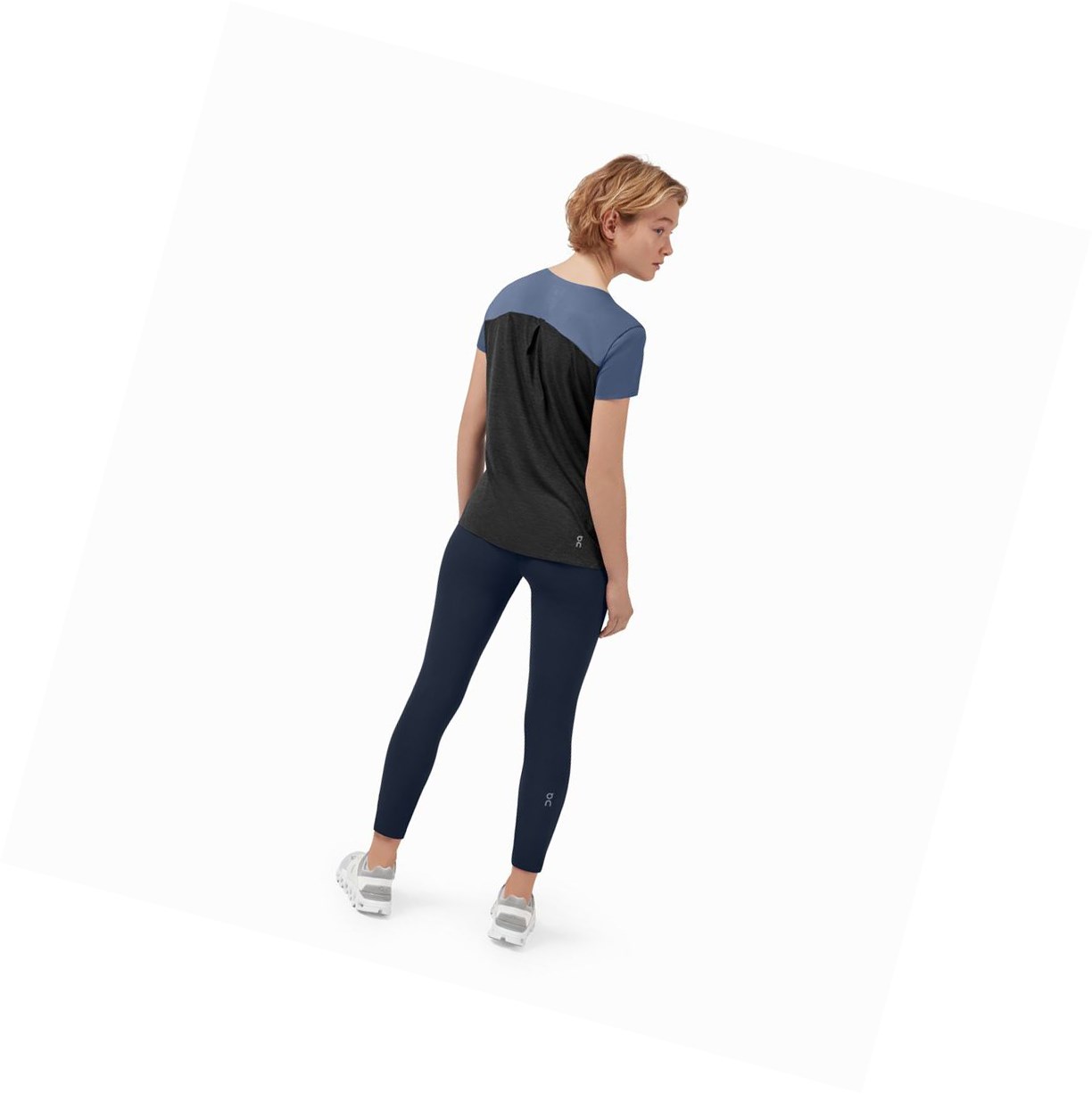 Magliette Donna On Performance Long-T Blu Nere | 41ZDMGTYR