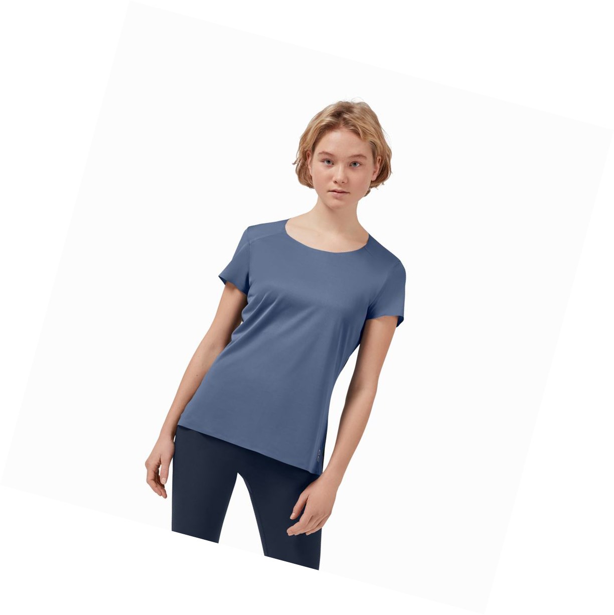 Magliette Donna On Performance Long-T Blu Nere | 41ZDMGTYR
