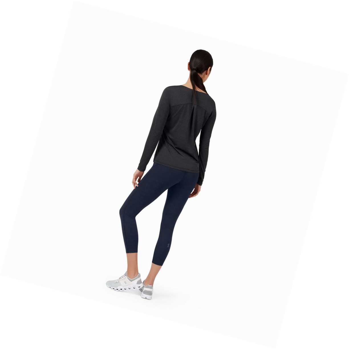 Magliette Donna On Performance Long-T Nere | 27PWYZHVG