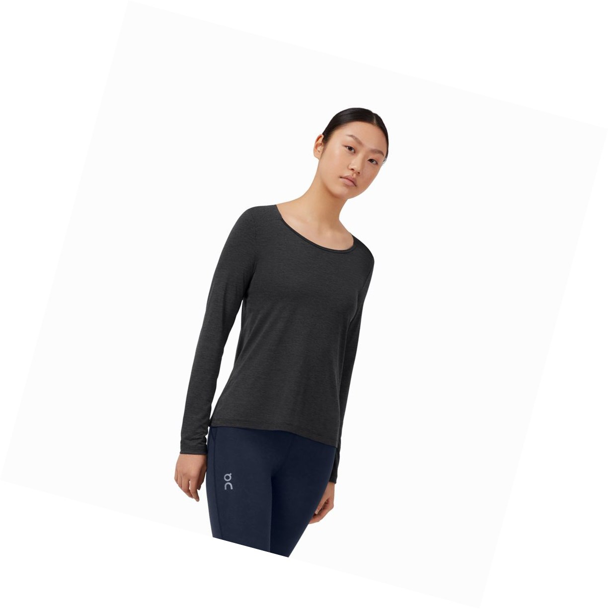 Magliette Donna On Performance Long-T Nere | 27PWYZHVG
