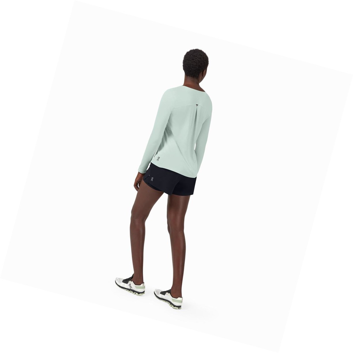 Magliette Donna On Performance Long-T Verde Acqua | 06WOQKFGI