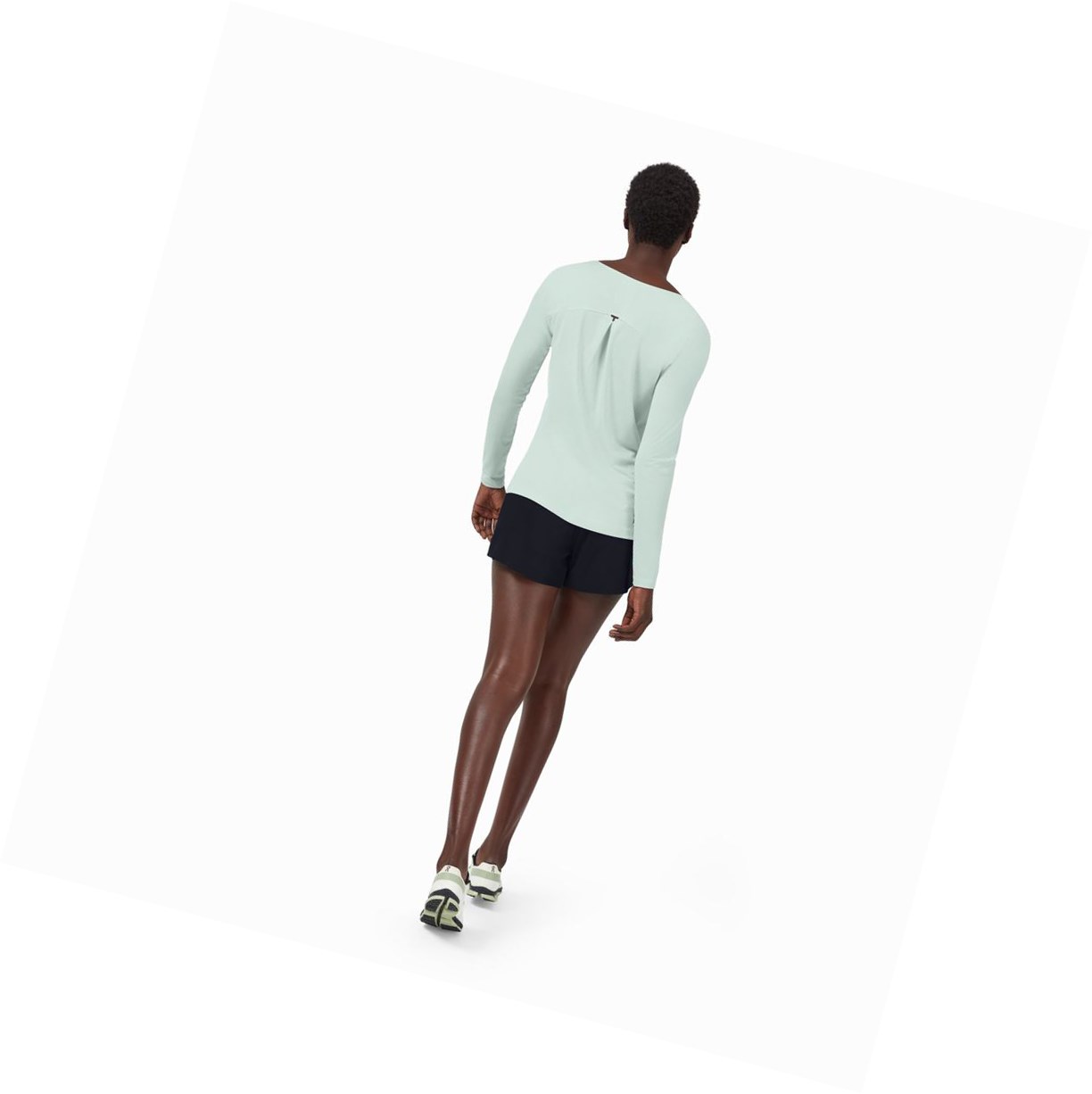 Magliette Donna On Performance Long-T Verde Acqua | 06WOQKFGI
