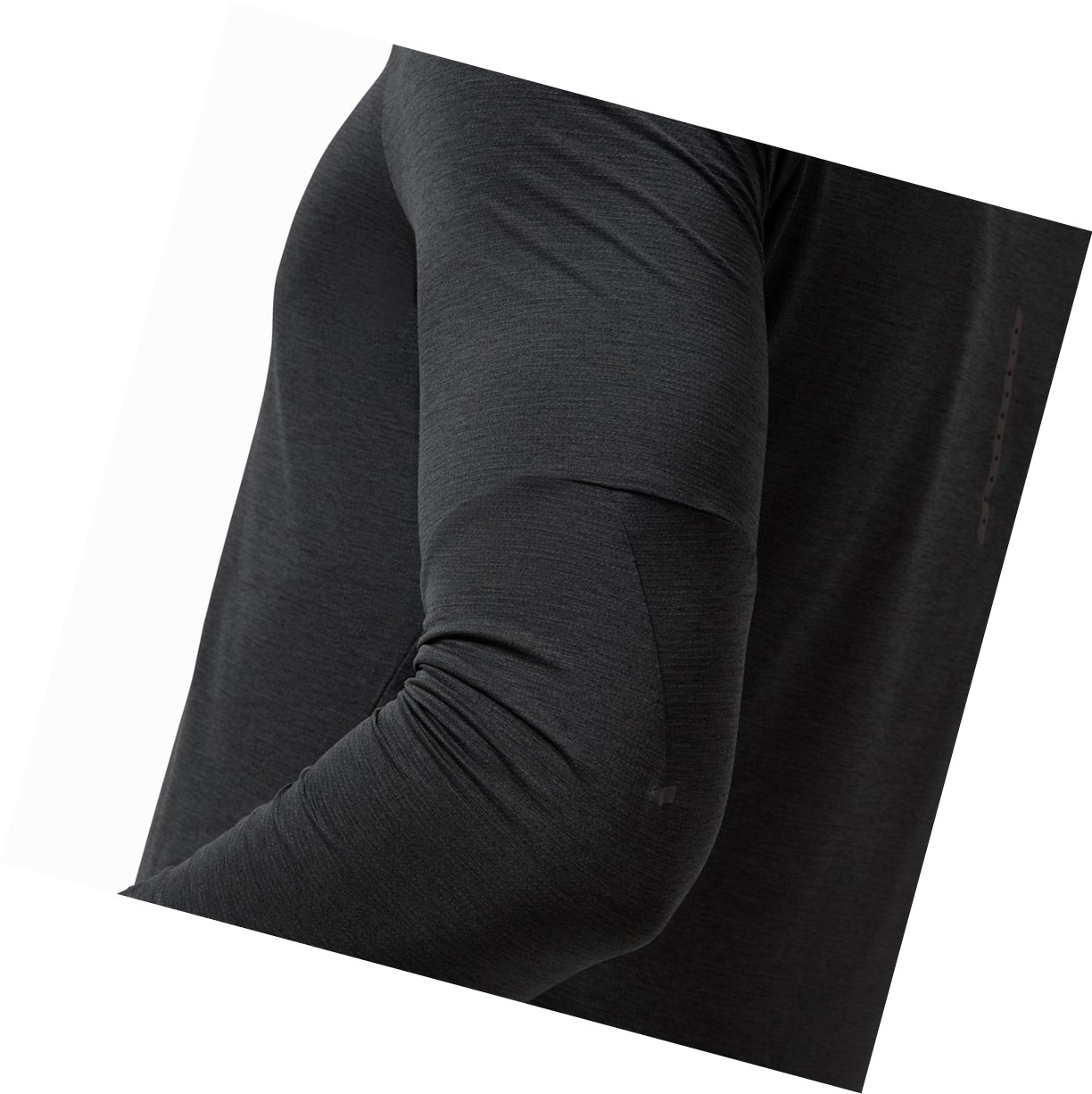 Magliette Uomo On Performance Long-T Nere | 37QSACJXE