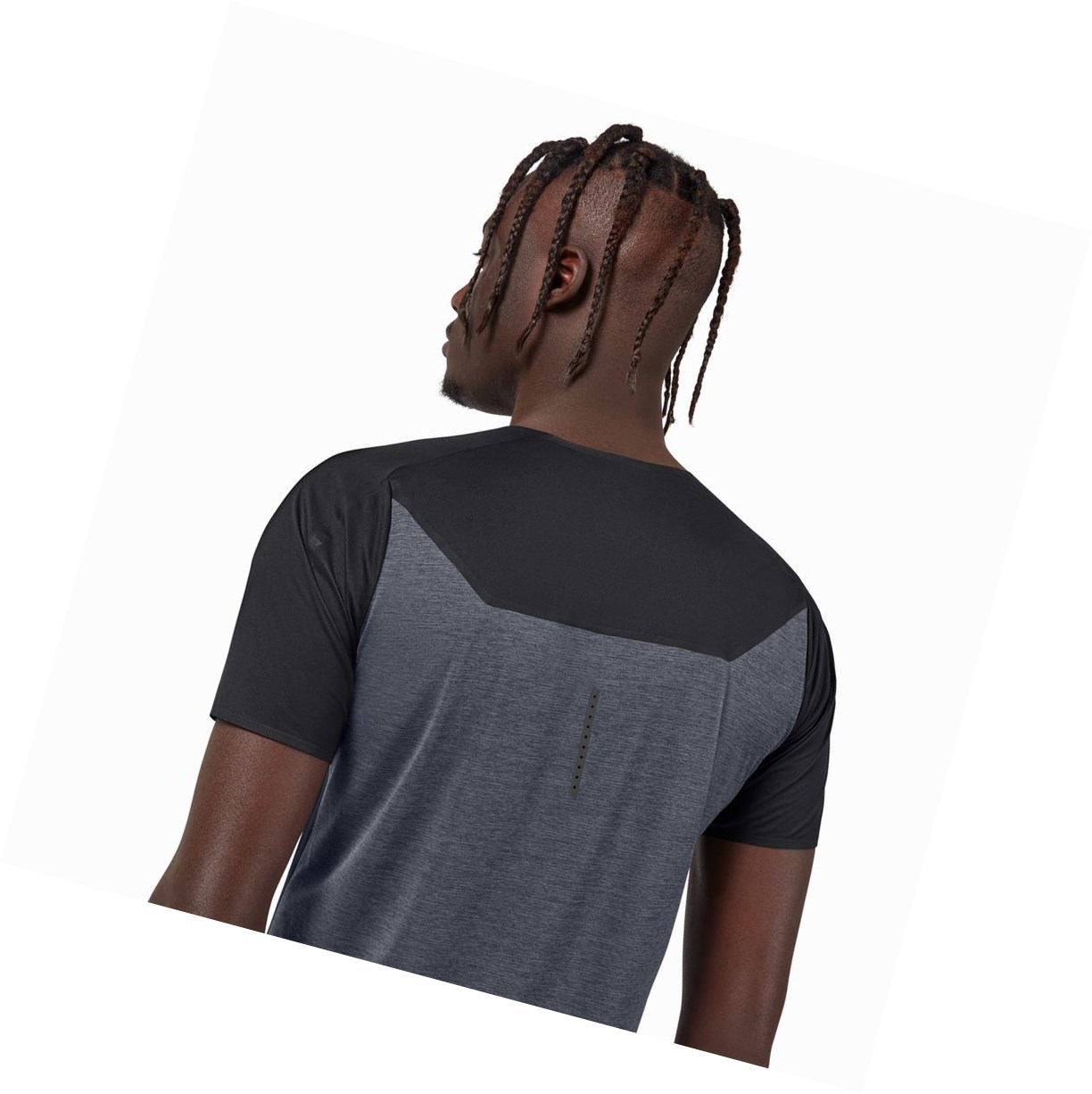 Magliette Uomo On Performance Long-T Nere | 68QADFIMC