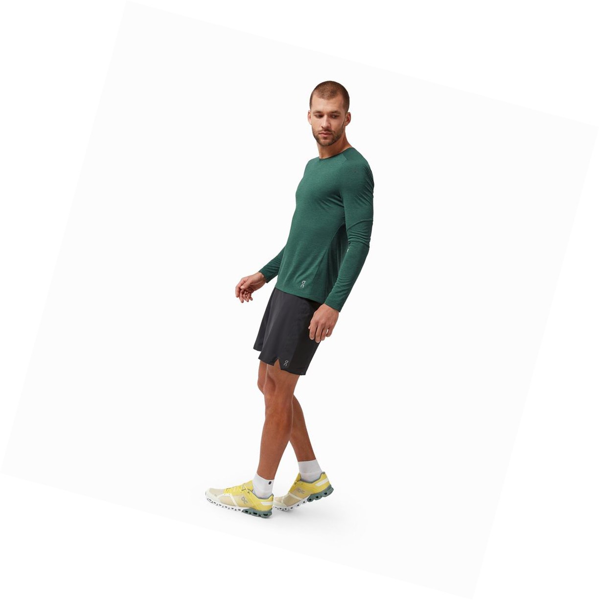 Magliette Uomo On Performance Long-T Verdi | 78MLTVEBY