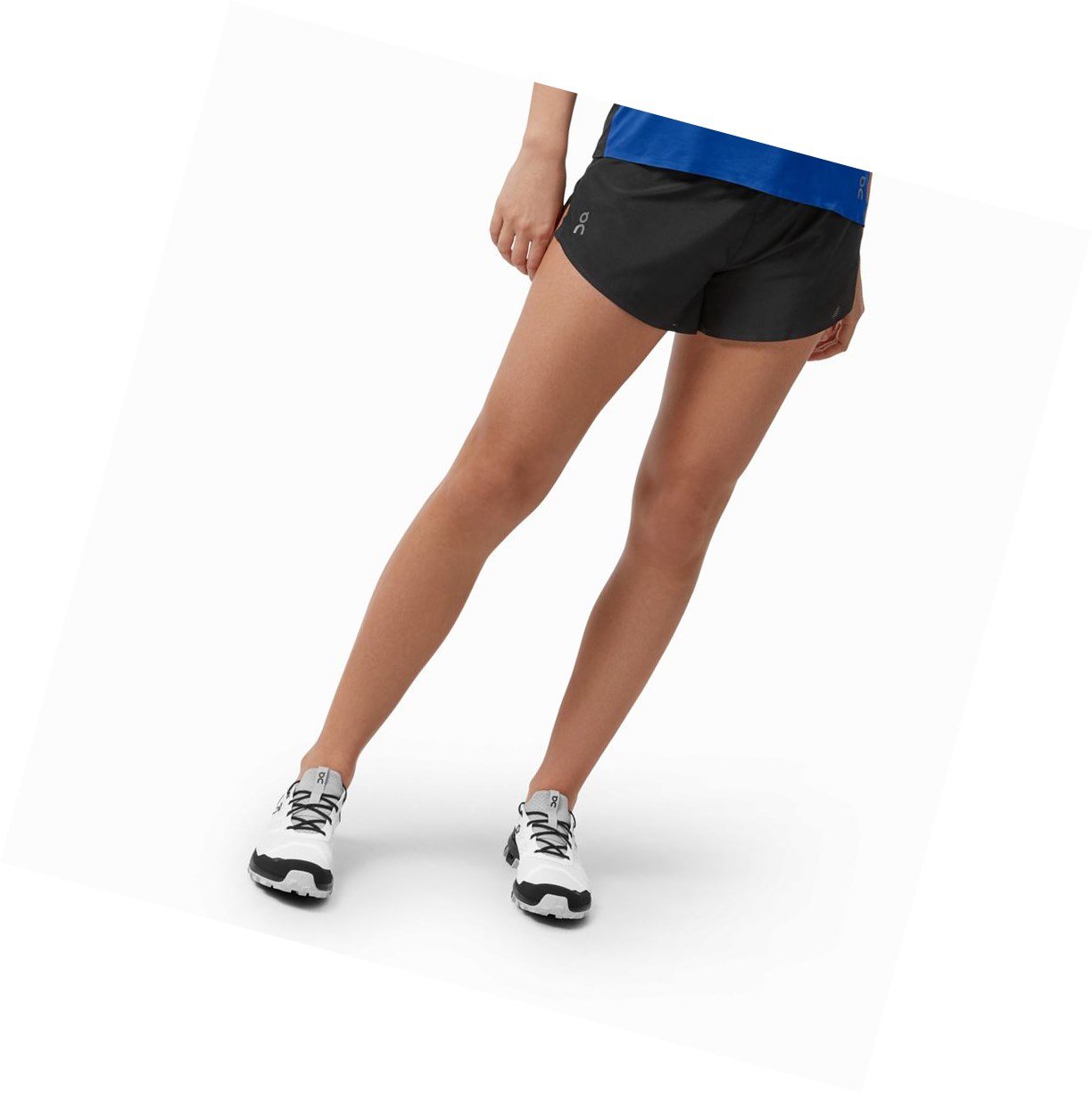 Pantaloncini Da Corsa Donna On Race Nere | 40RVLNKGE