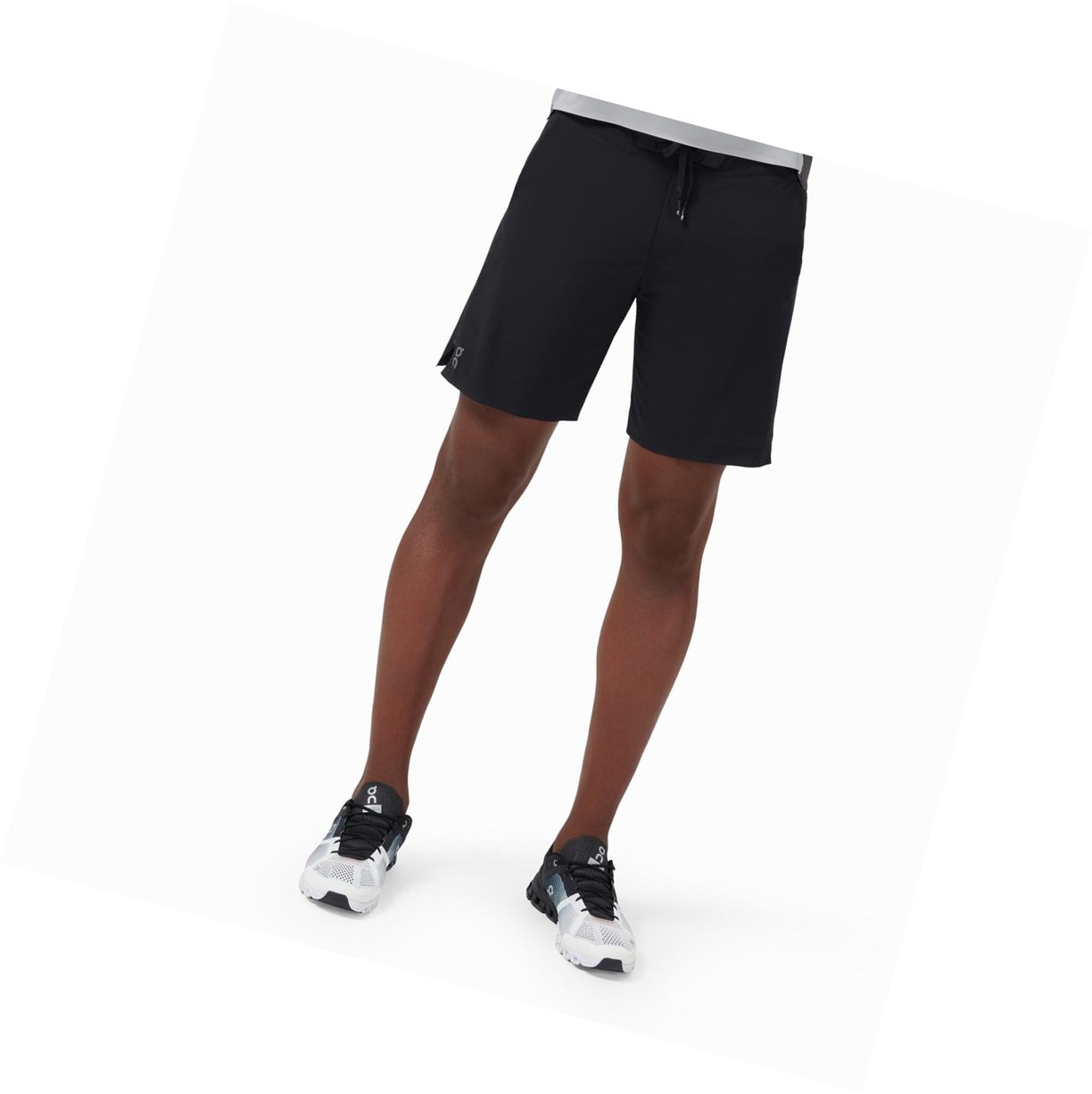 Pantaloncini Da Corsa Uomo On Ibrido Nere | 10IEUTBHD
