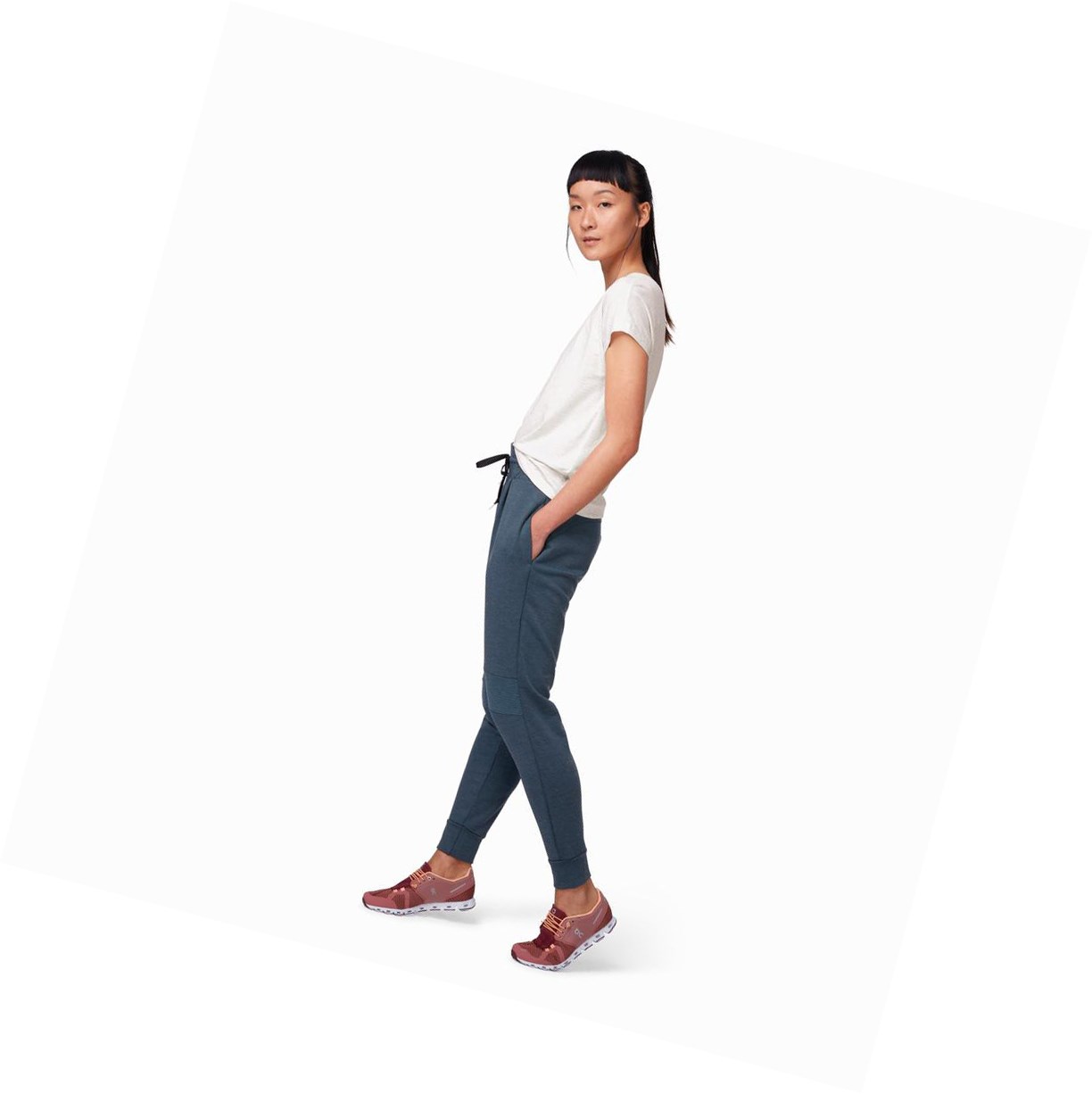 Pantaloni Della Tuta Donna On Sweat Blu Marino | 24TSOIYLF