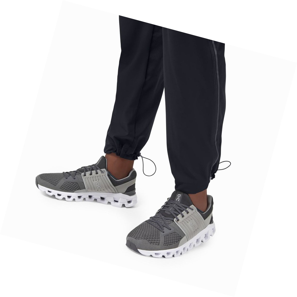 Pantaloni Tuta Uomo On Pista Nere | 49RVBDYGZ