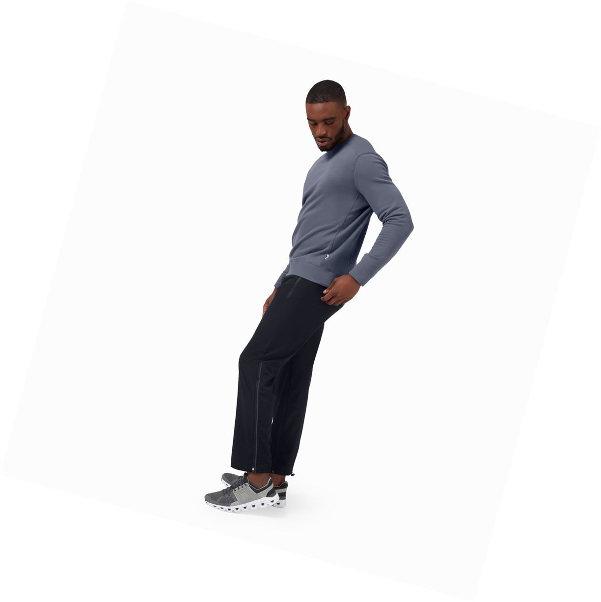 Pantaloni Tuta Uomo On Pista Nere | 49RVBDYGZ