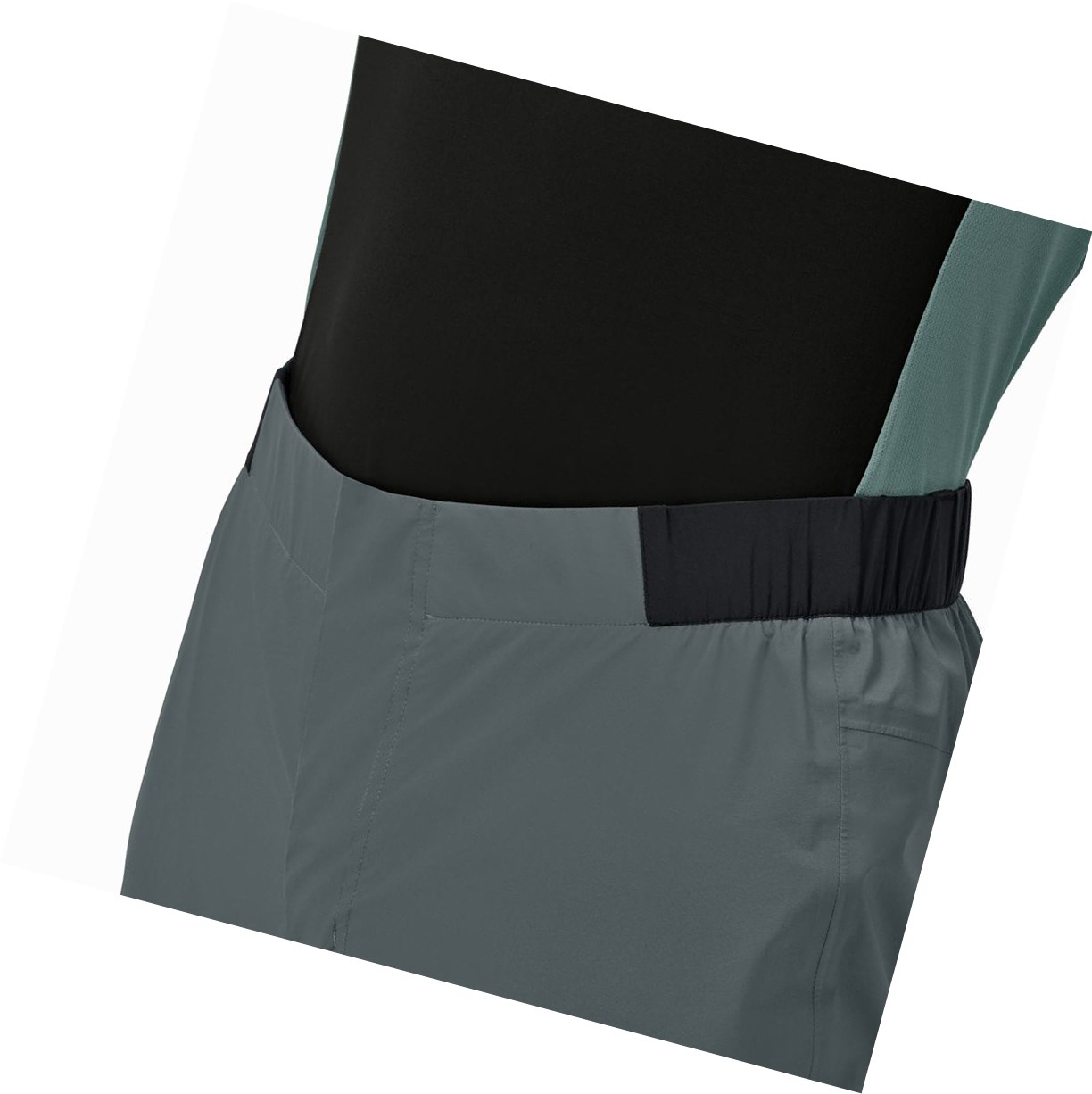 Pantaloni Uomo On Impermeabili Grigie Nere | 70WAVLYXN
