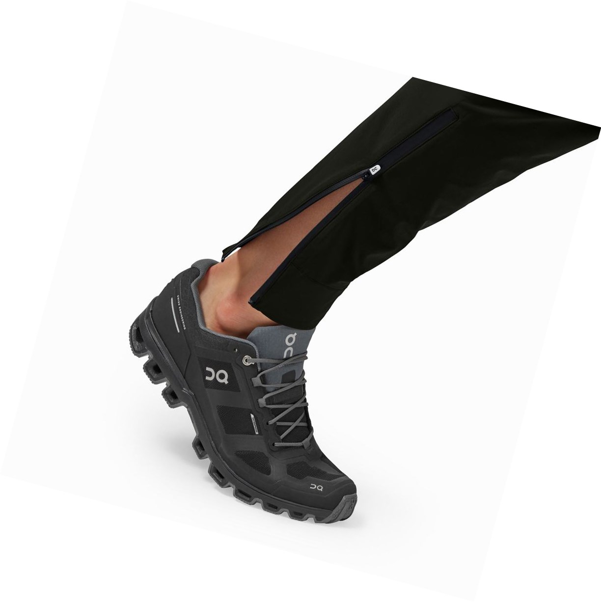 Pantaloni Uomo On Impermeabili Grigie Nere | 70WAVLYXN