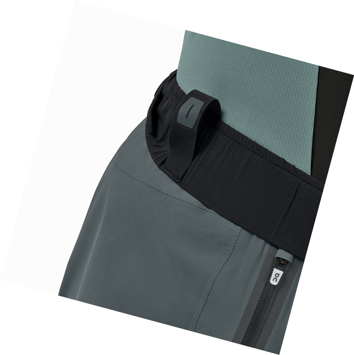 Pantaloni Uomo On Impermeabili Grigie Nere | 70WAVLYXN