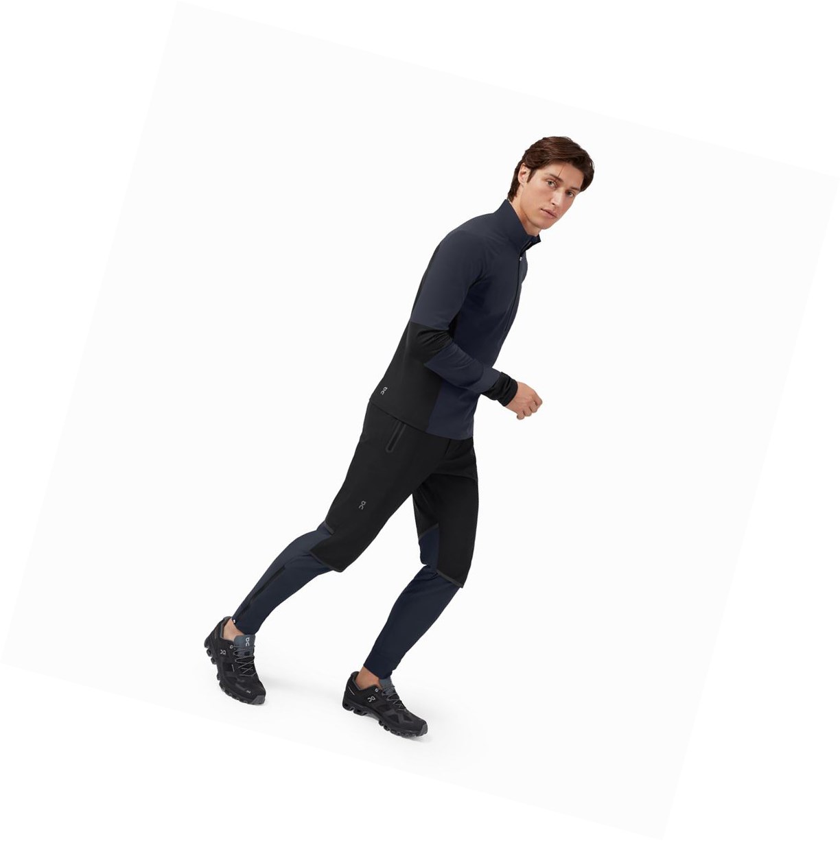 Pantaloni Uomo On Impermeabili Nere Blu Marino | 24FBYRUKE