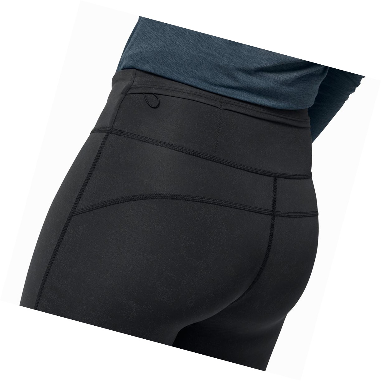 Running Leggings Donna On Tights 7/8 Nere | 82GYENBJZ