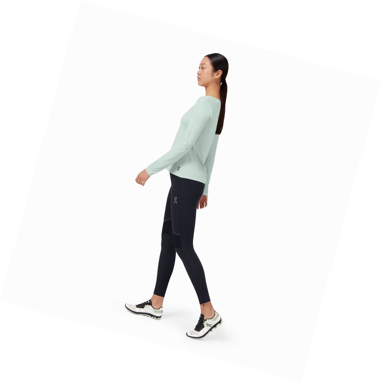 Running Leggings Donna On Tights Long Pants Nere | 08KVDEBXT