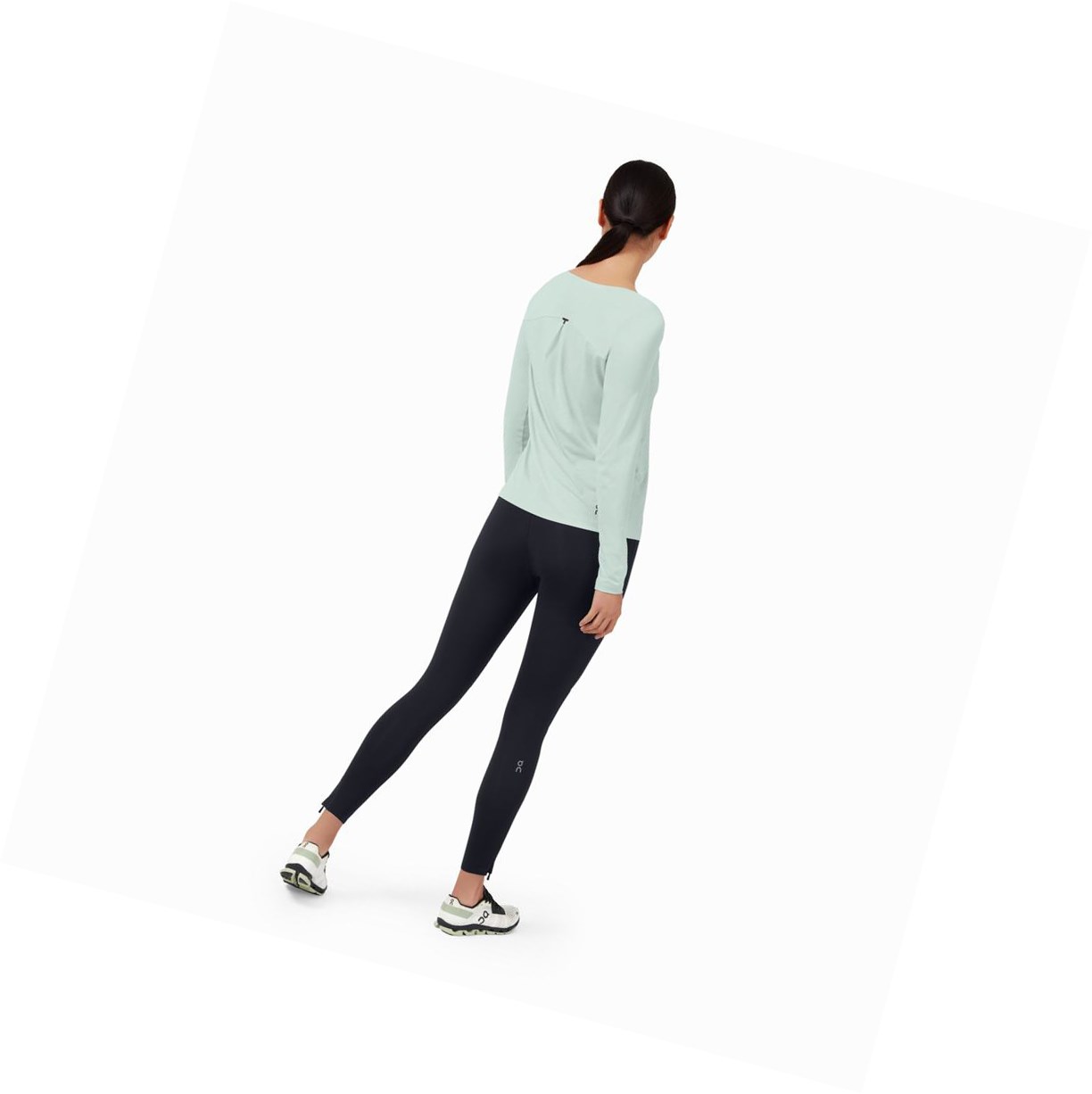 Running Leggings Donna On Tights Long Pants Nere | 08KVDEBXT
